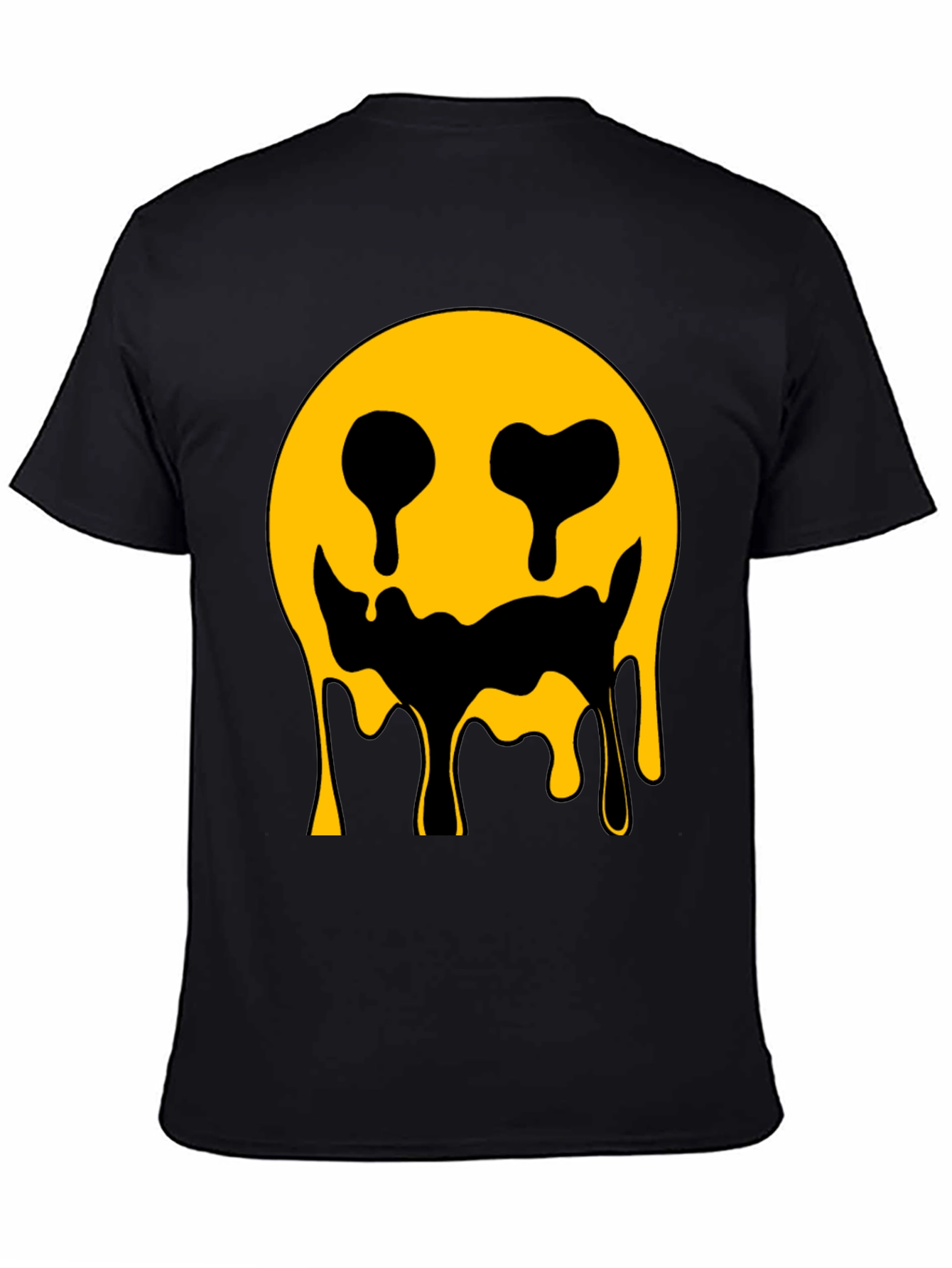 Dripping Smiley Face Graphic Tee