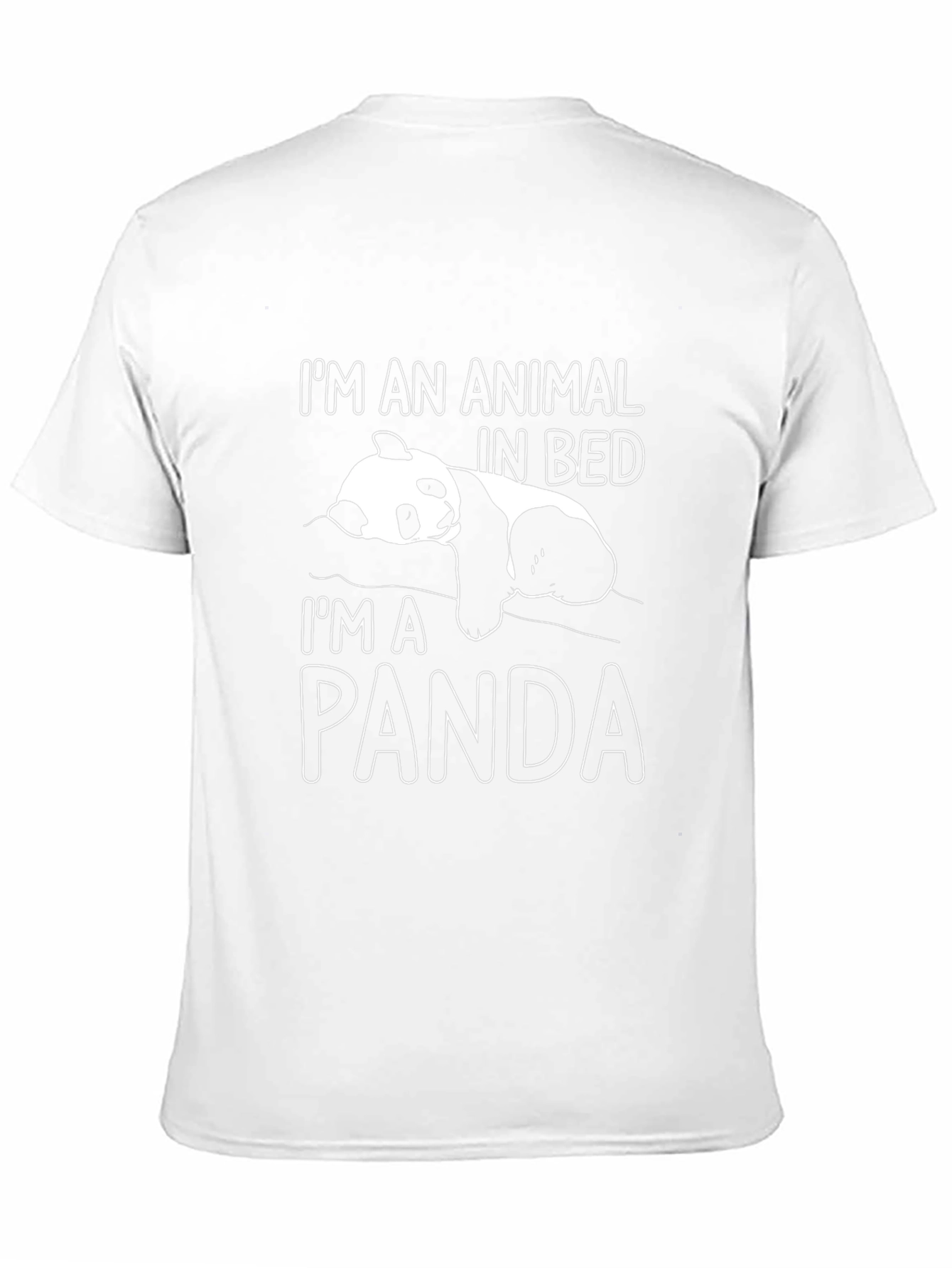 Animal in Bed Panda Graphic Tee - Unisex