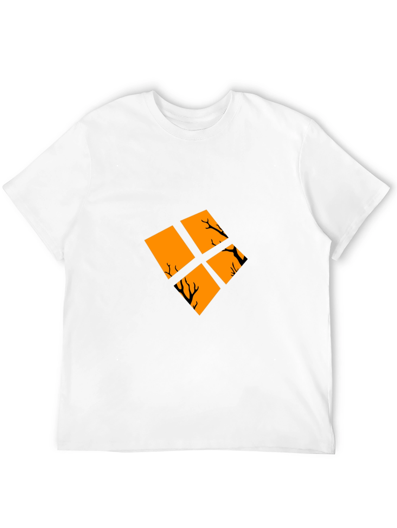 Spooky Tree Branch Graphic Tee - Halloween Style