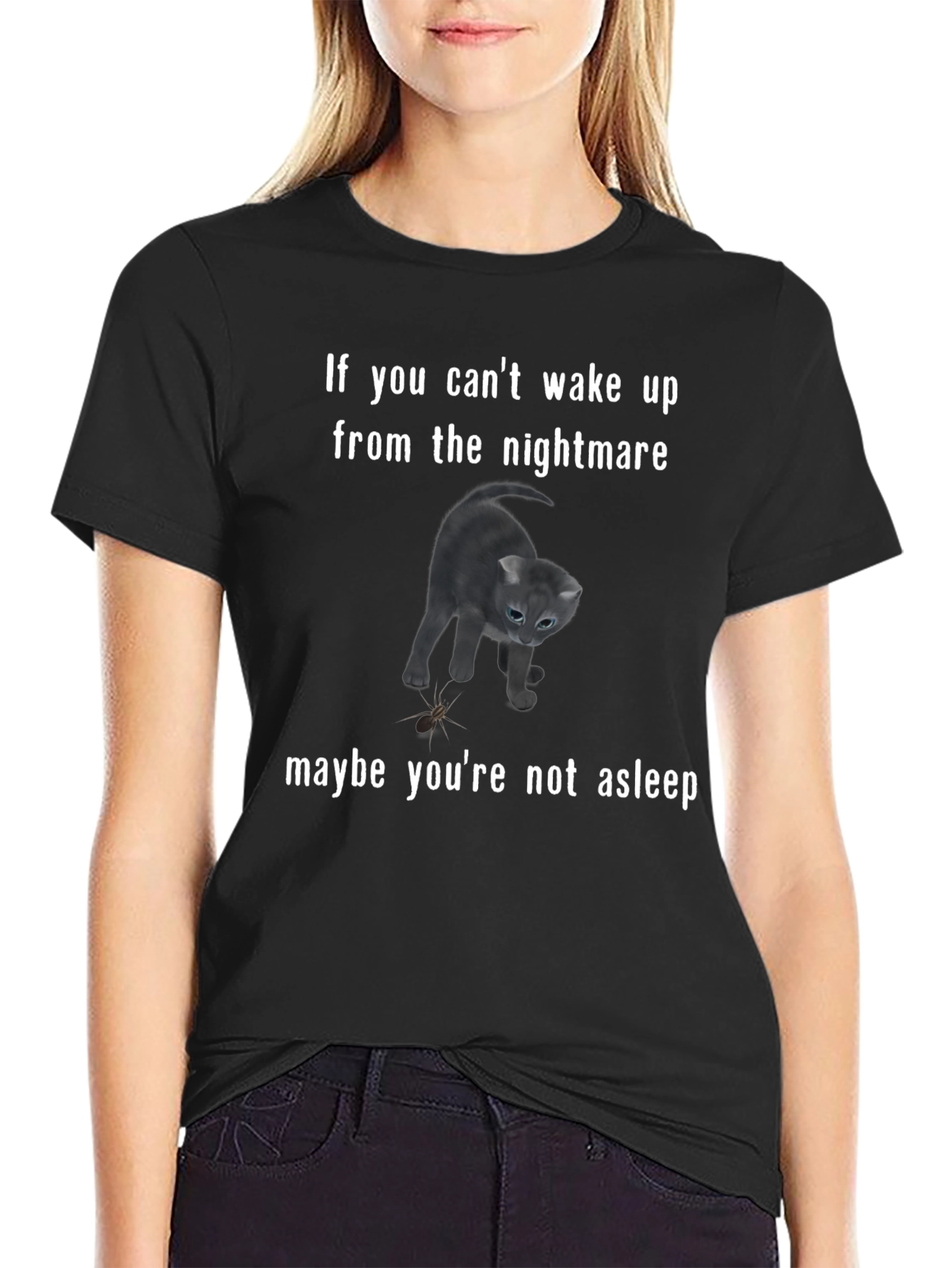 Nightmare Cat T-Shirt - Funny Cat Lover Tee