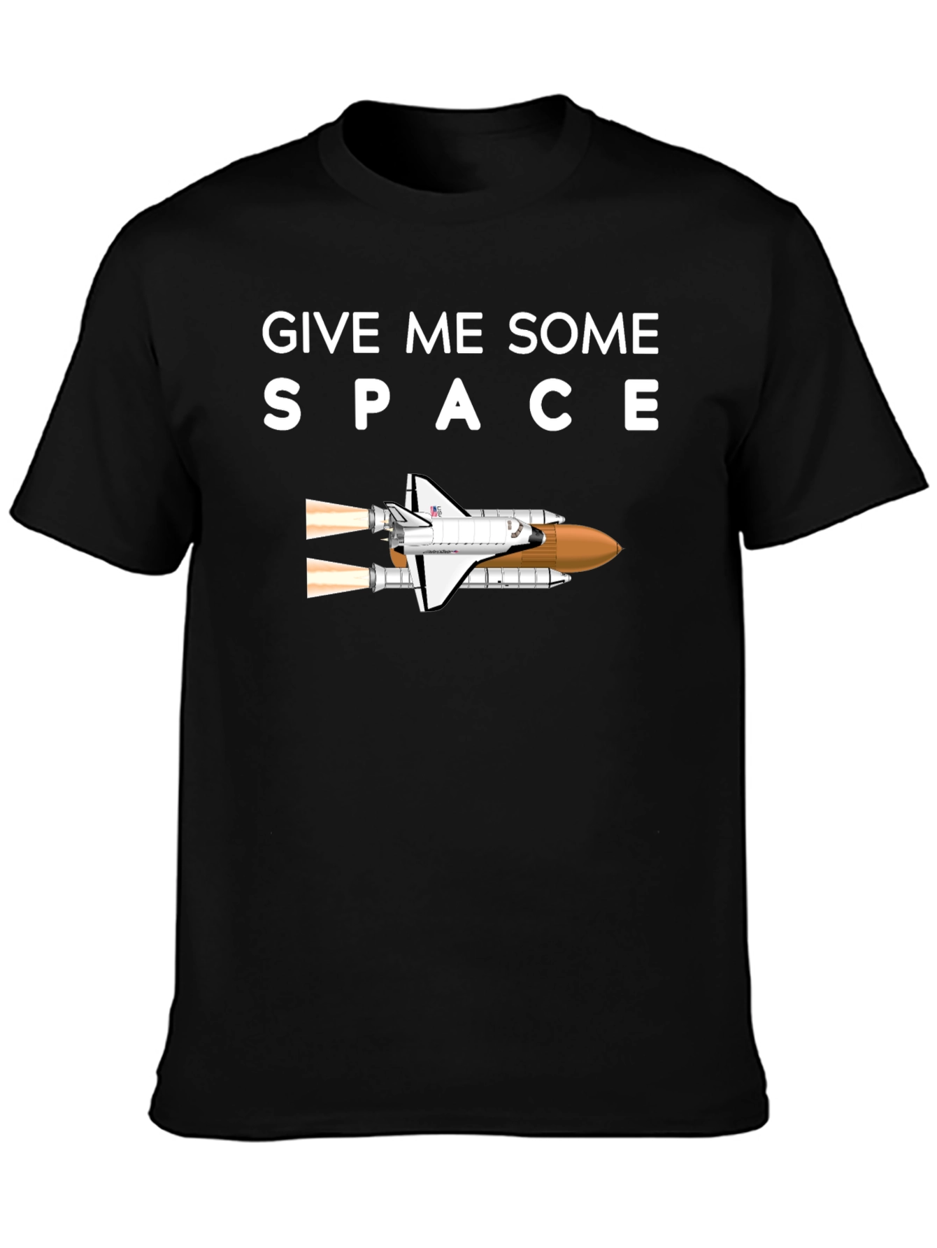Give Me Space Black T-Shirt