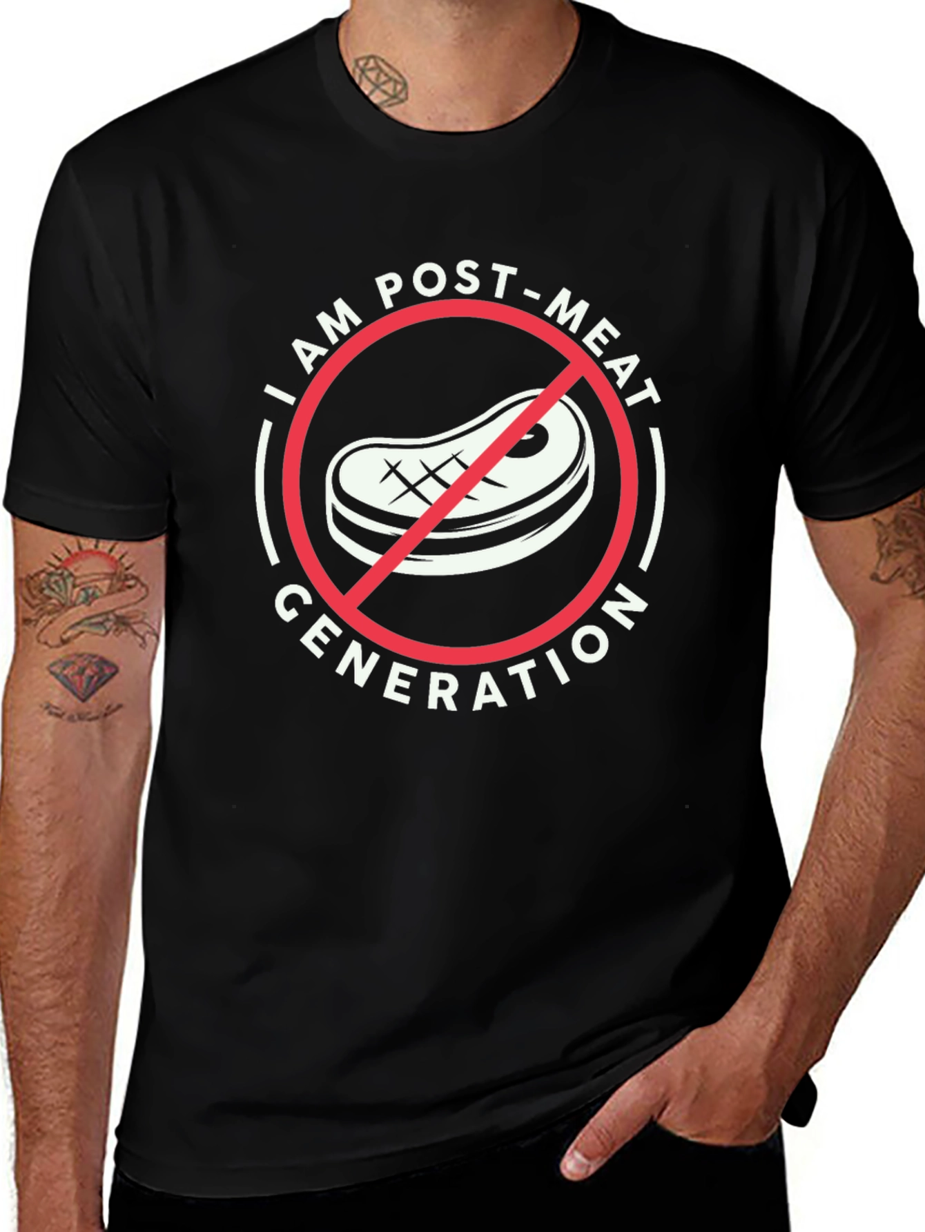 I Am Post-Meat Generation Graphic Tee