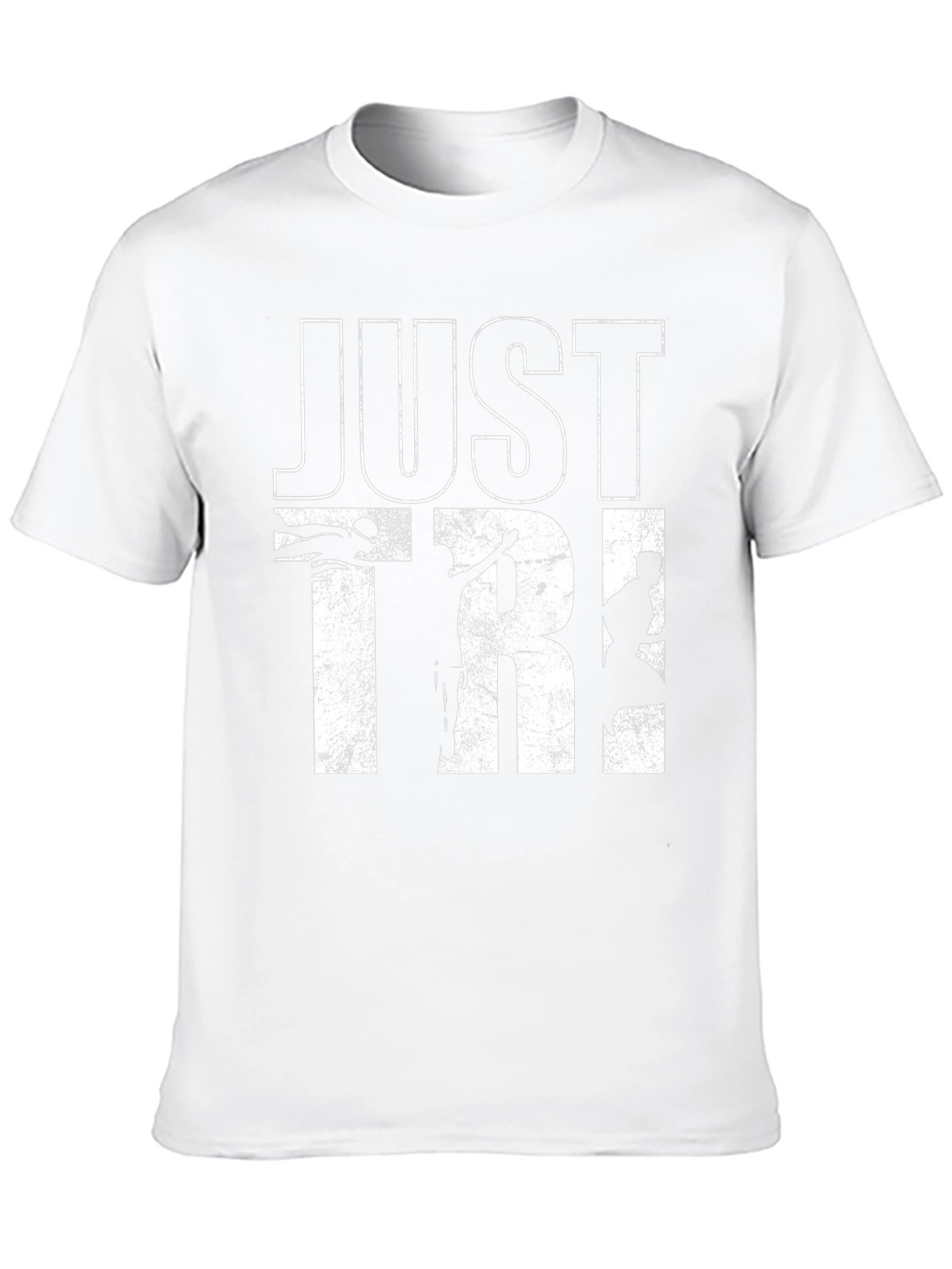 Just Tri It Black T-Shirt
