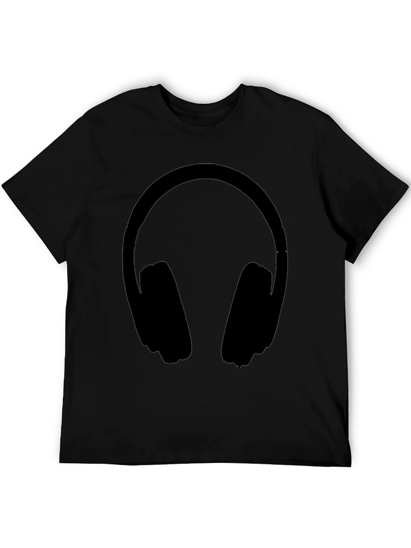 Headphones Graphic T-Shirt - Casual Style