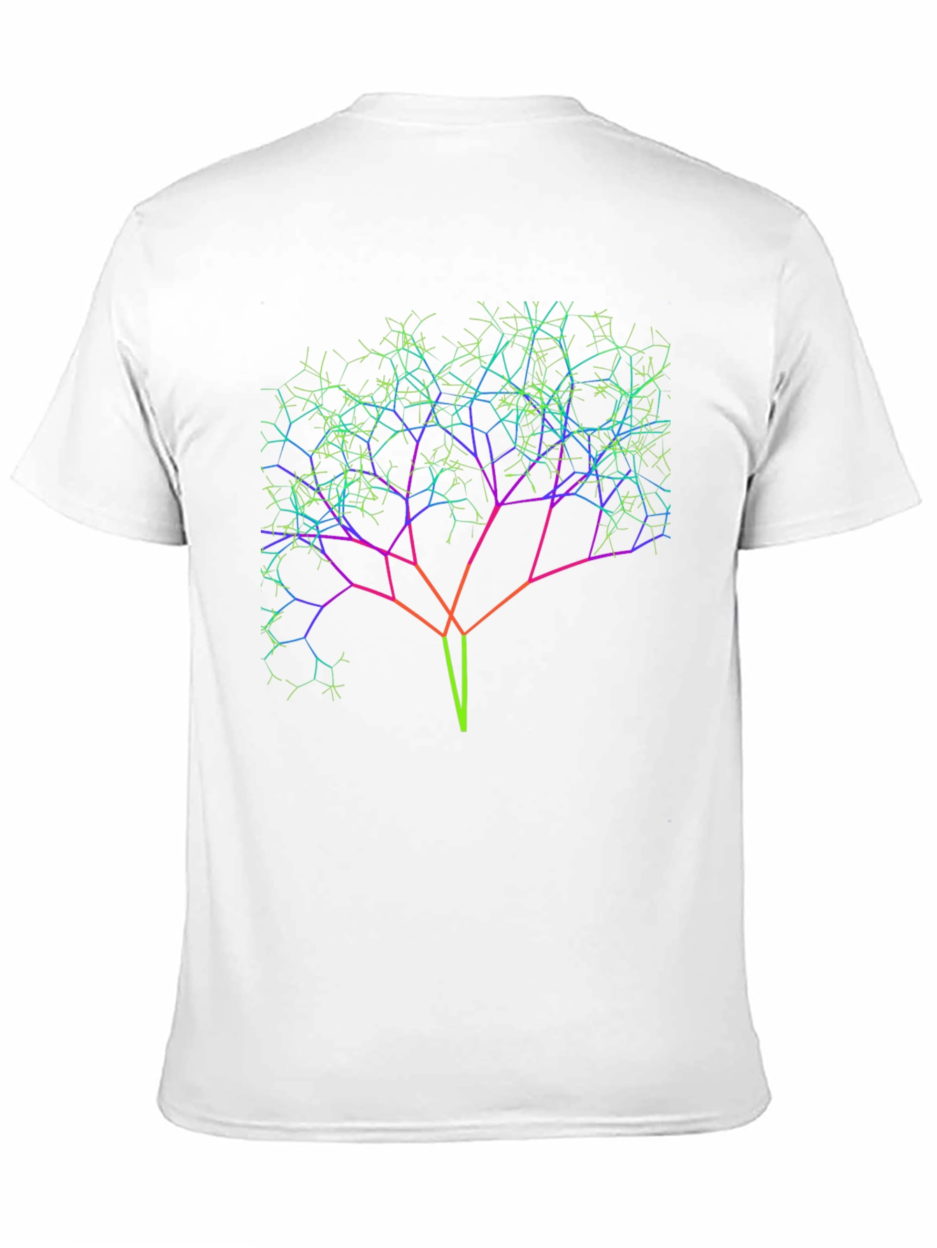 Abstract Tree Line Art Graphic Tee - Unisex