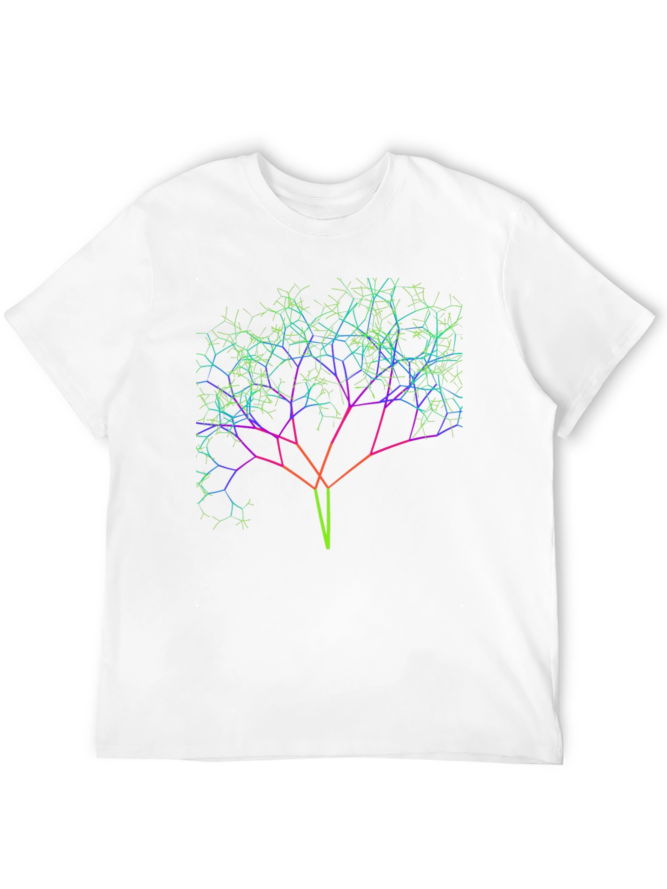 Abstract Tree Line Art Graphic Tee - Unisex