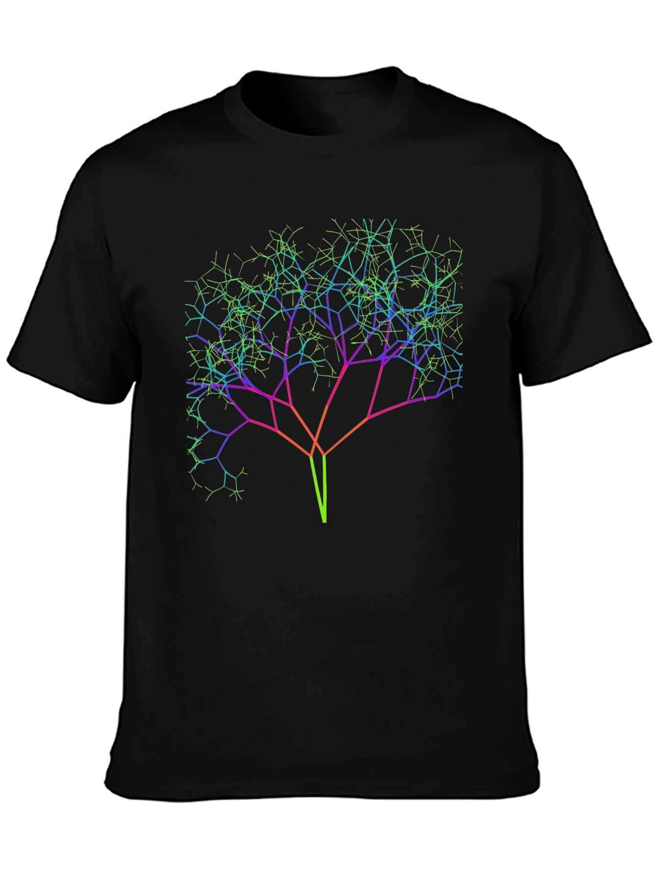 Abstract Tree Line Art Graphic Tee - Unisex