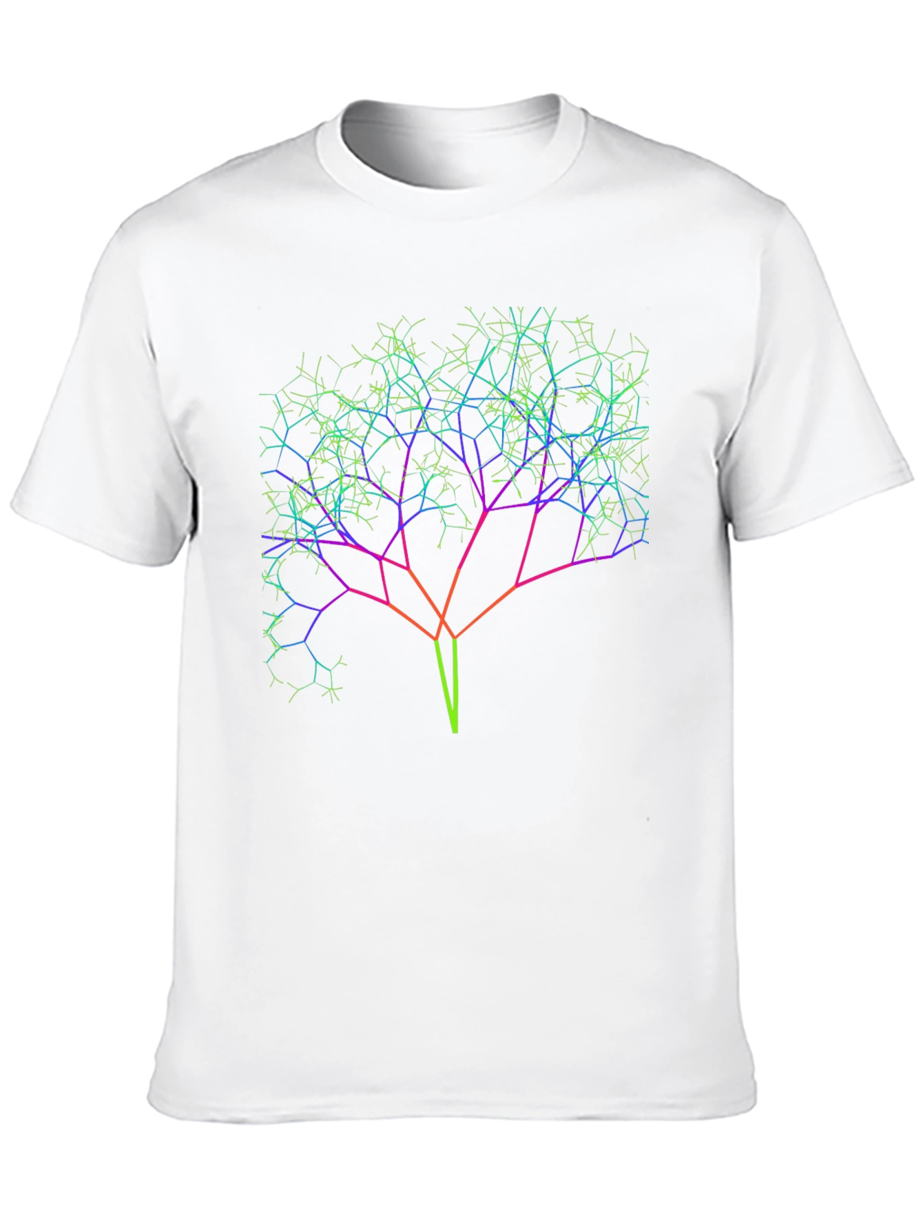 Abstract Tree Line Art Graphic Tee - Unisex