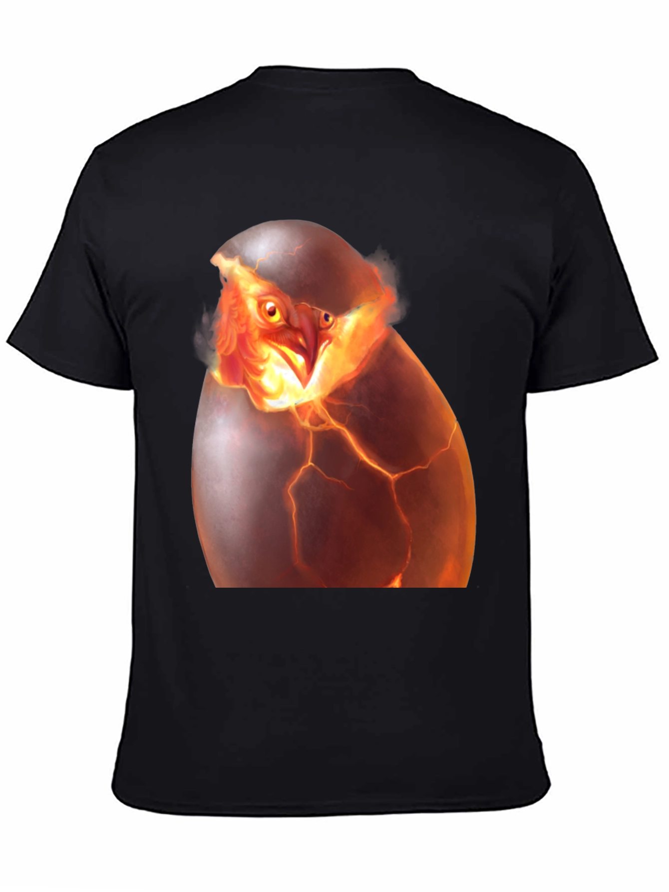 Phoenix Hatching T-Shirt - Fiery Bird Design