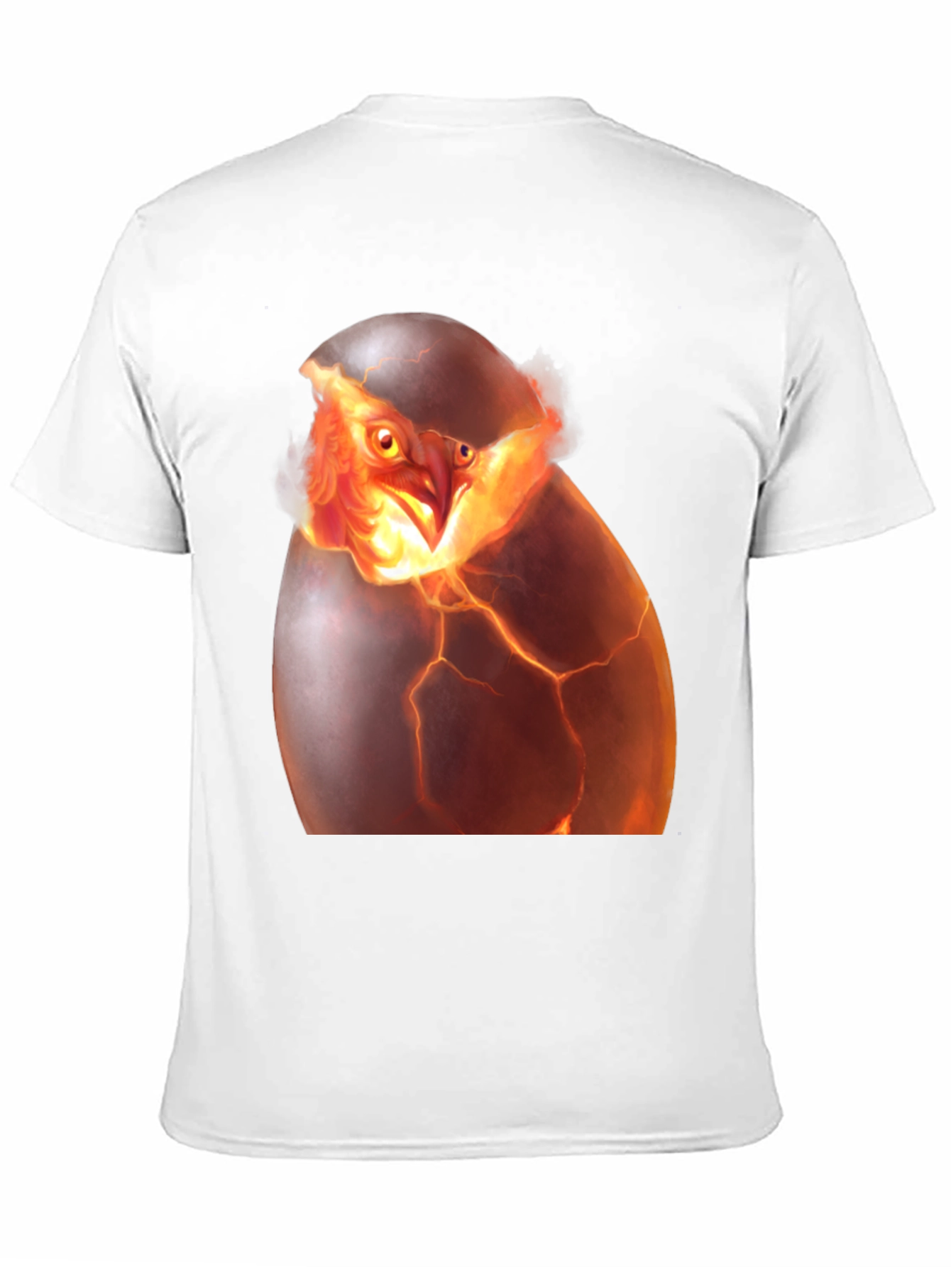 Phoenix Hatching T-Shirt - Fiery Bird Design