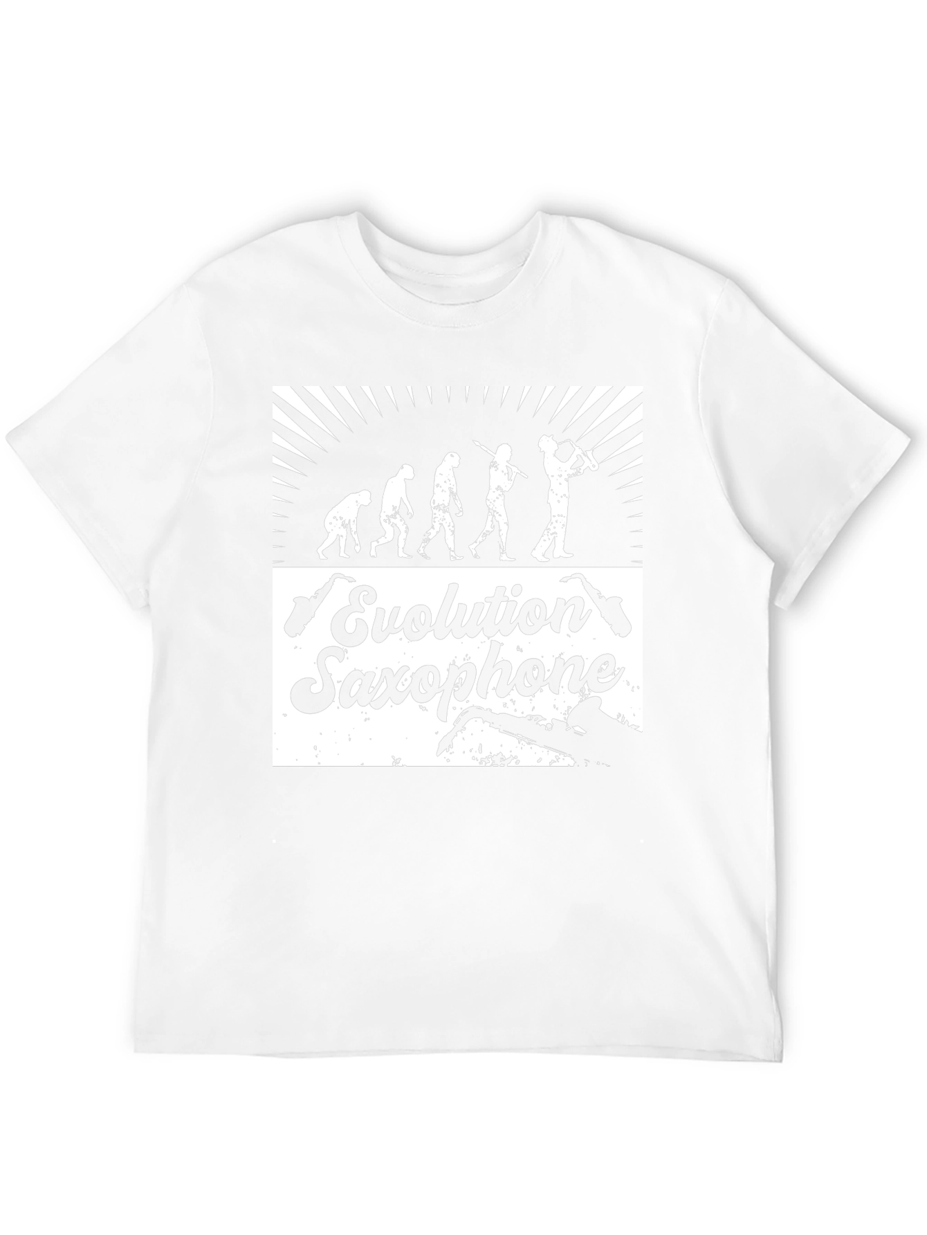 Evolution Saxophone T-Shirt - Funny Music Tee
