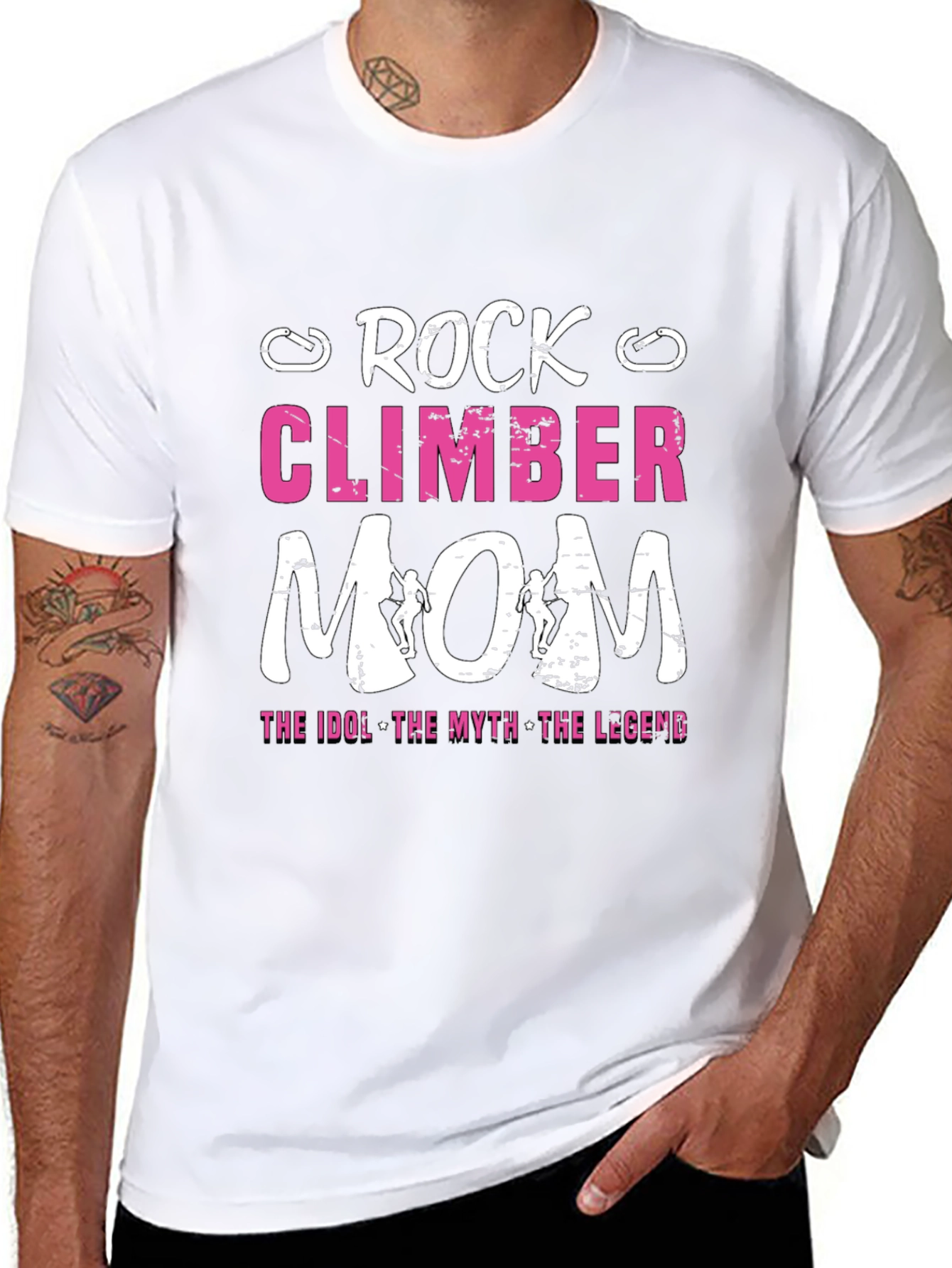 Rock Climber Mom T-Shirt - Idol Myth Legend