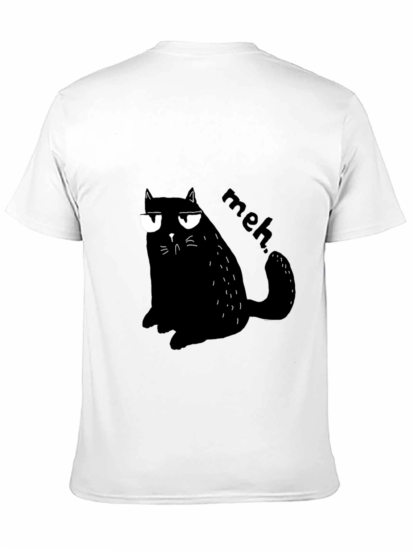 Meh Cat T-Shirt - Grumpy Cat Vibes