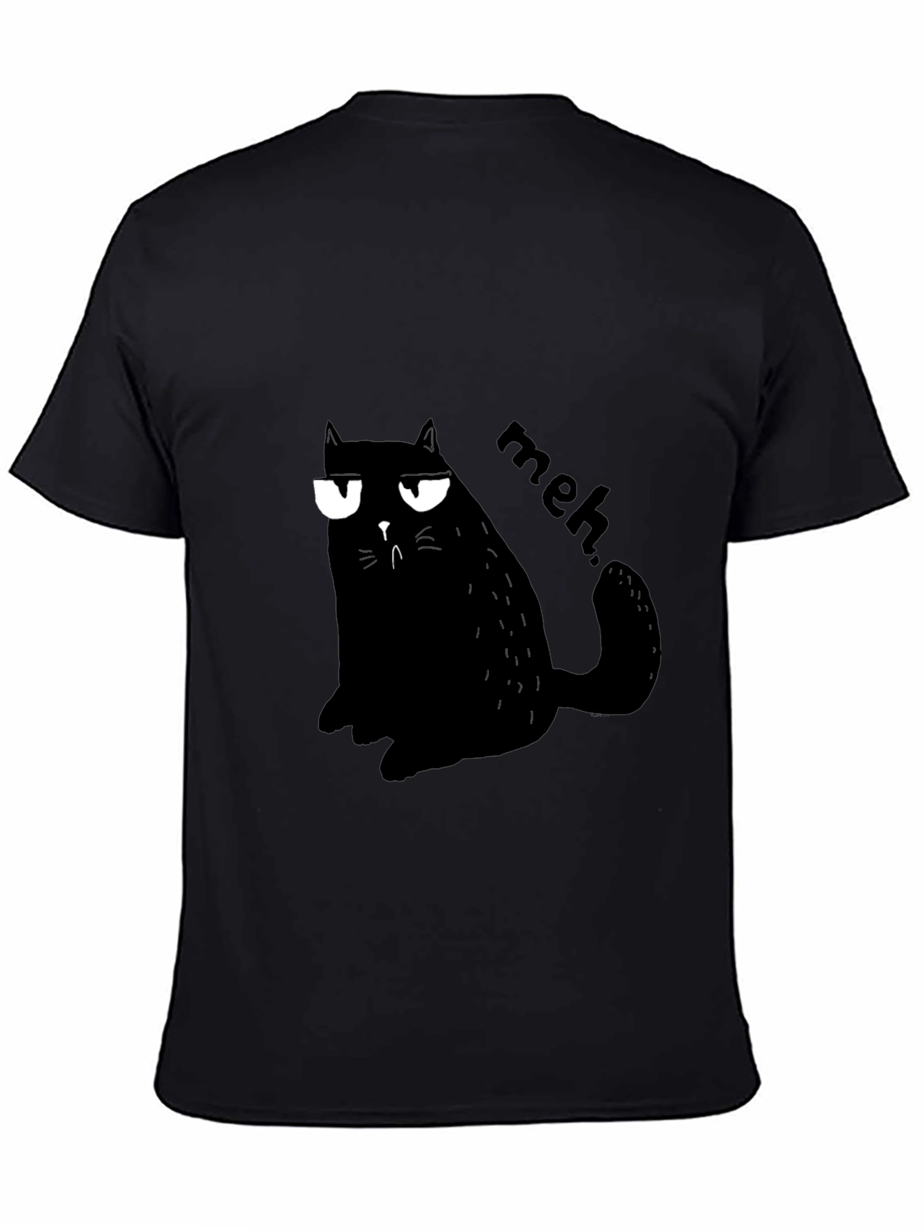Meh Cat T-Shirt - Grumpy Cat Vibes