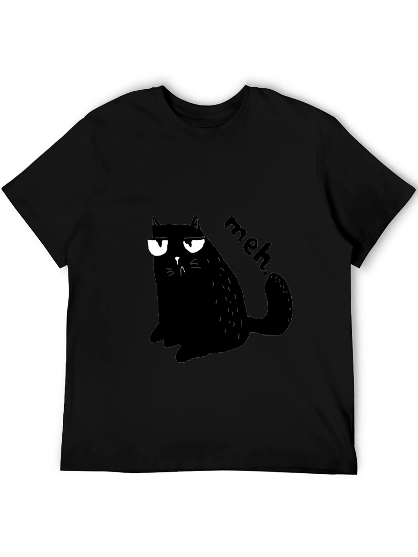 Meh Cat T-Shirt - Grumpy Cat Vibes