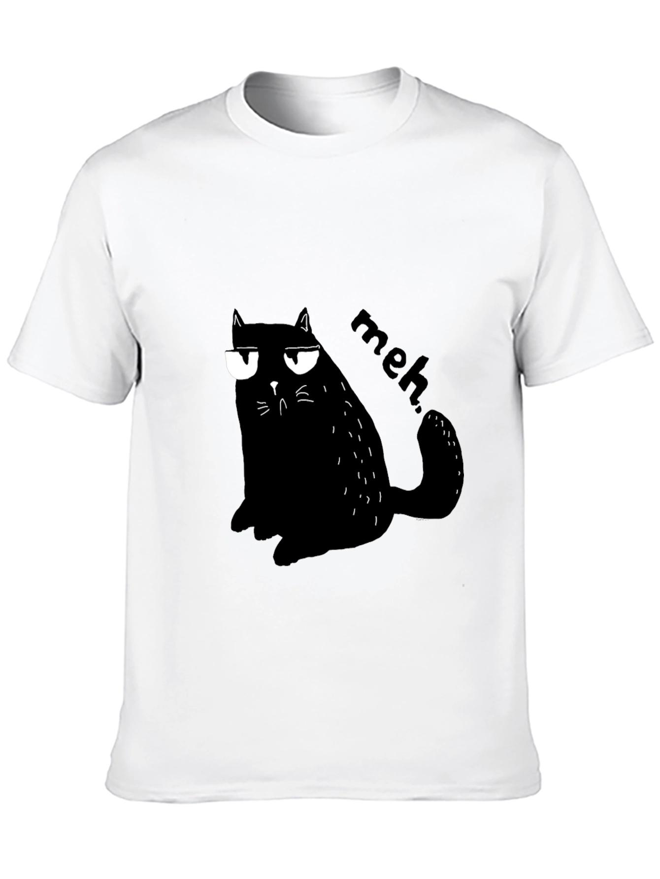 Meh Cat T-Shirt - Grumpy Cat Vibes