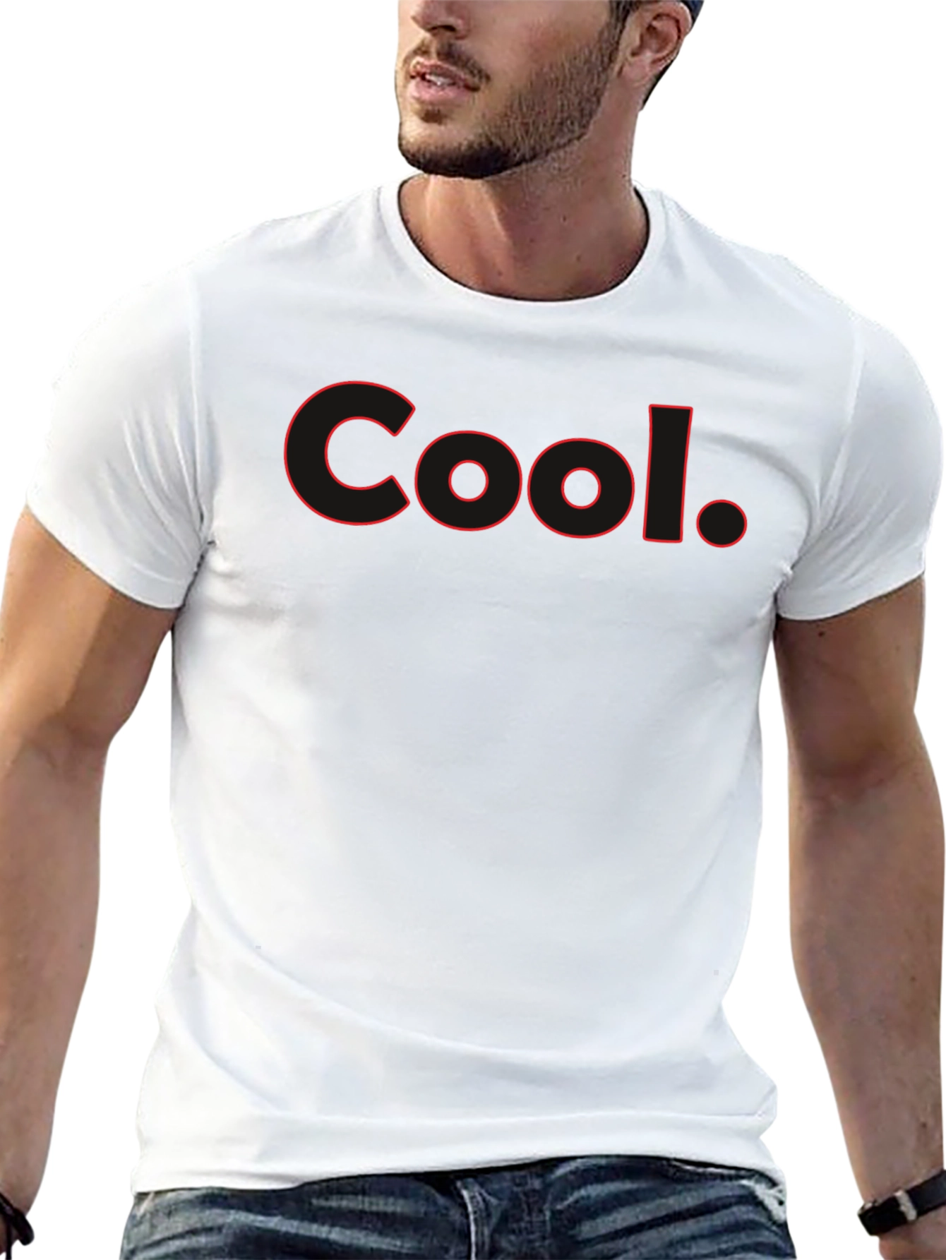 Cool Graphic Tee - Mens Black T-Shirt