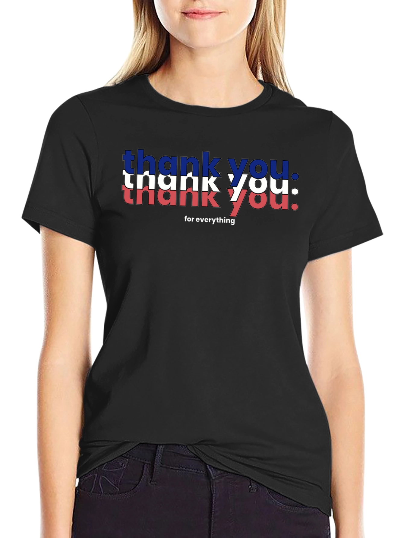 Thank You T-Shirt - Patriotic Design
