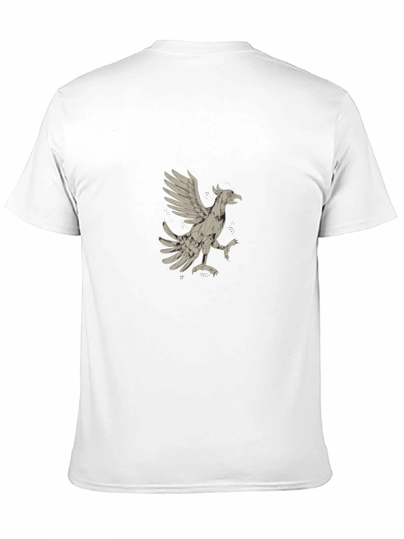 Griffin Graphic Tee - Black Cotton Blend