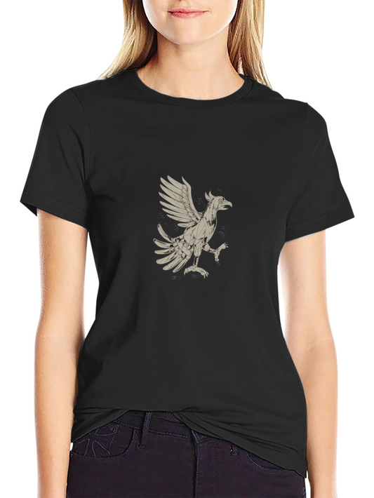 Griffin Graphic Tee - Black Cotton Blend