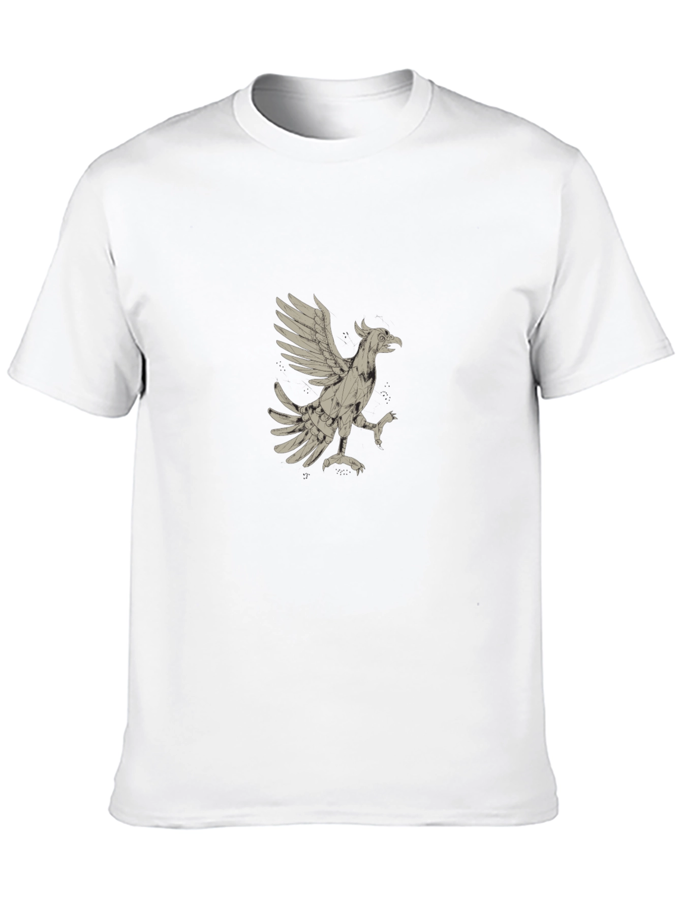 Griffin Graphic Tee - Black Cotton Blend