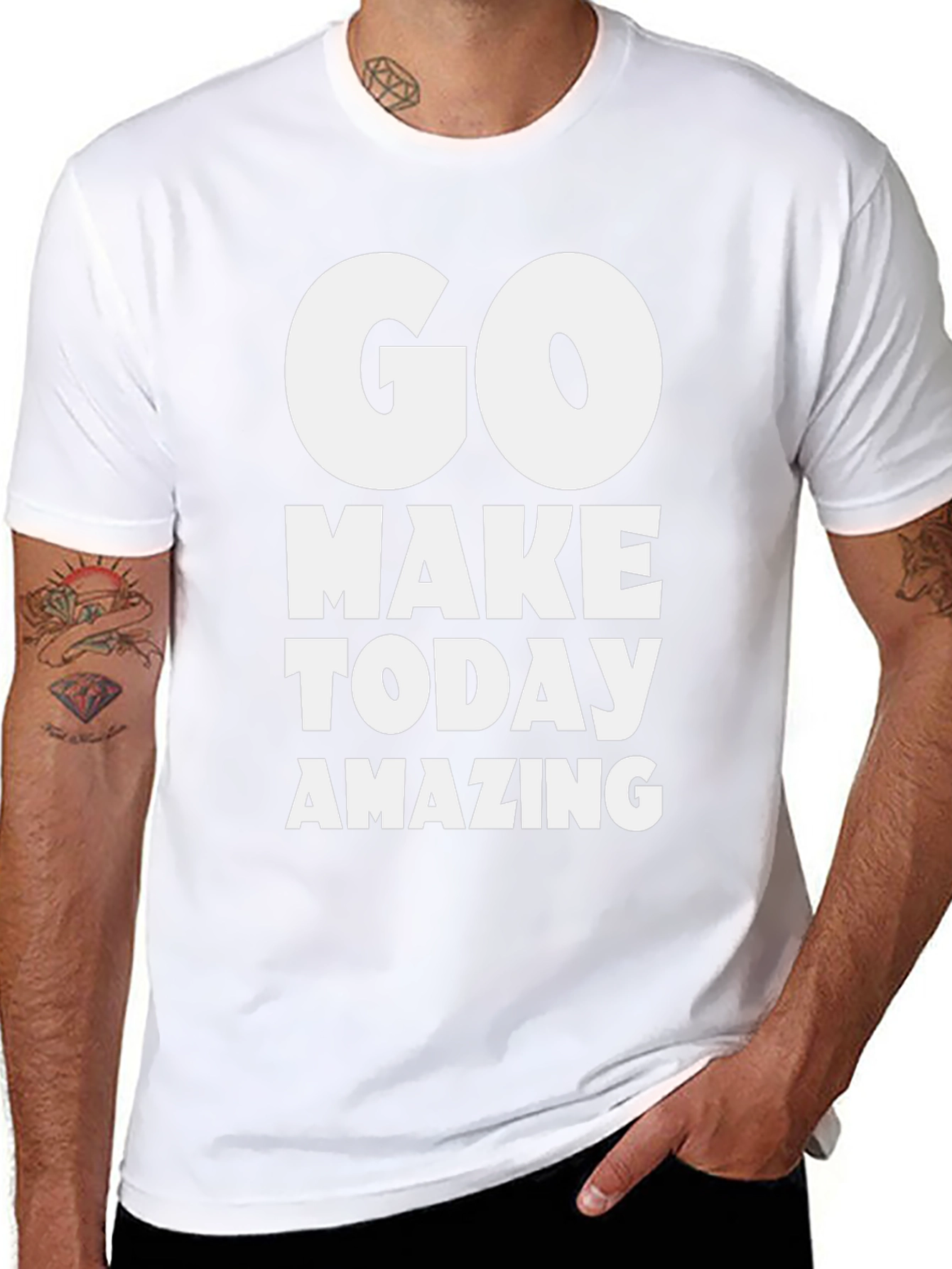 Go Make Today Amazing Black T-Shirt