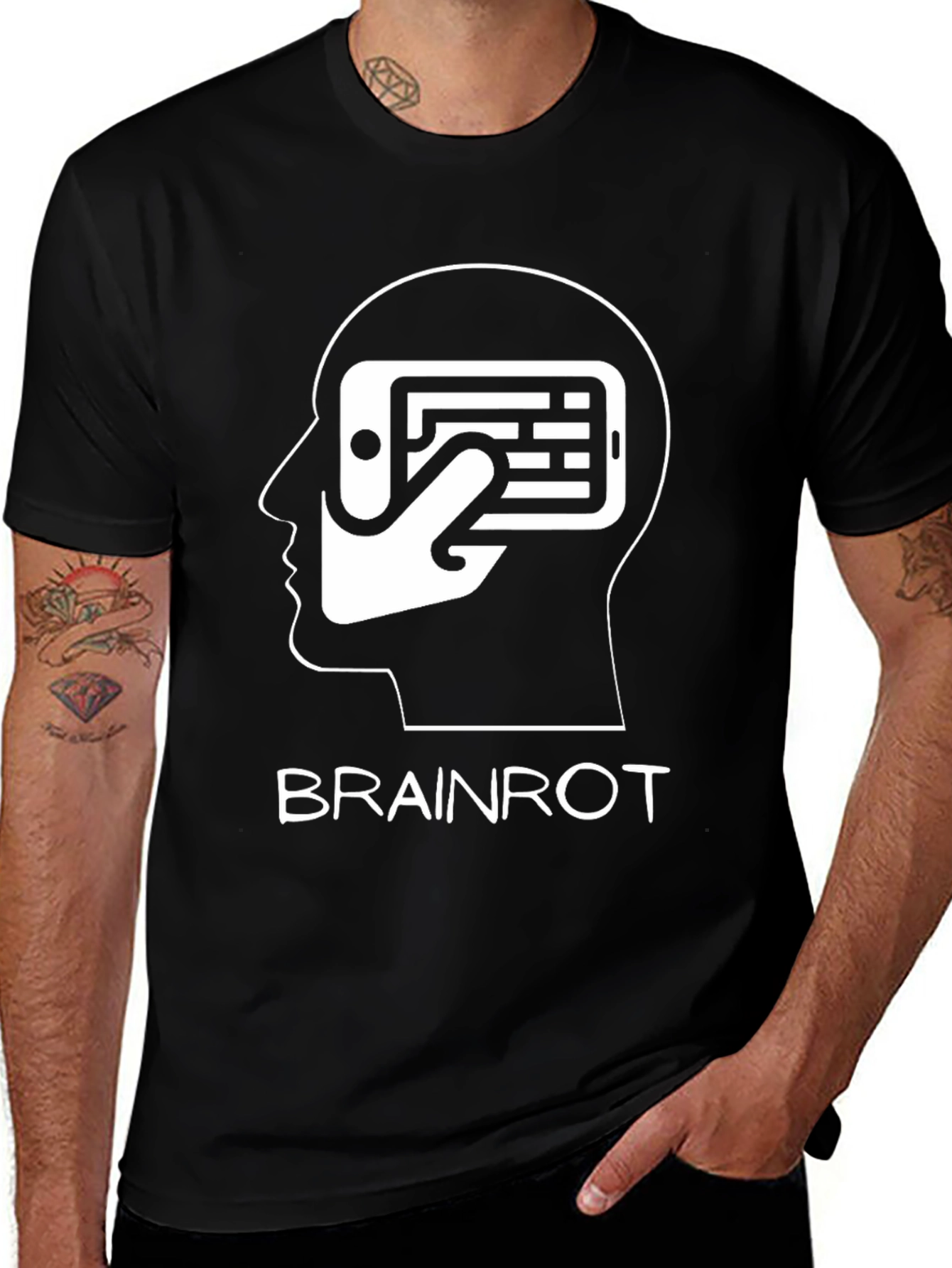 Brainrot Tee - Funny Graphic T-Shirt
