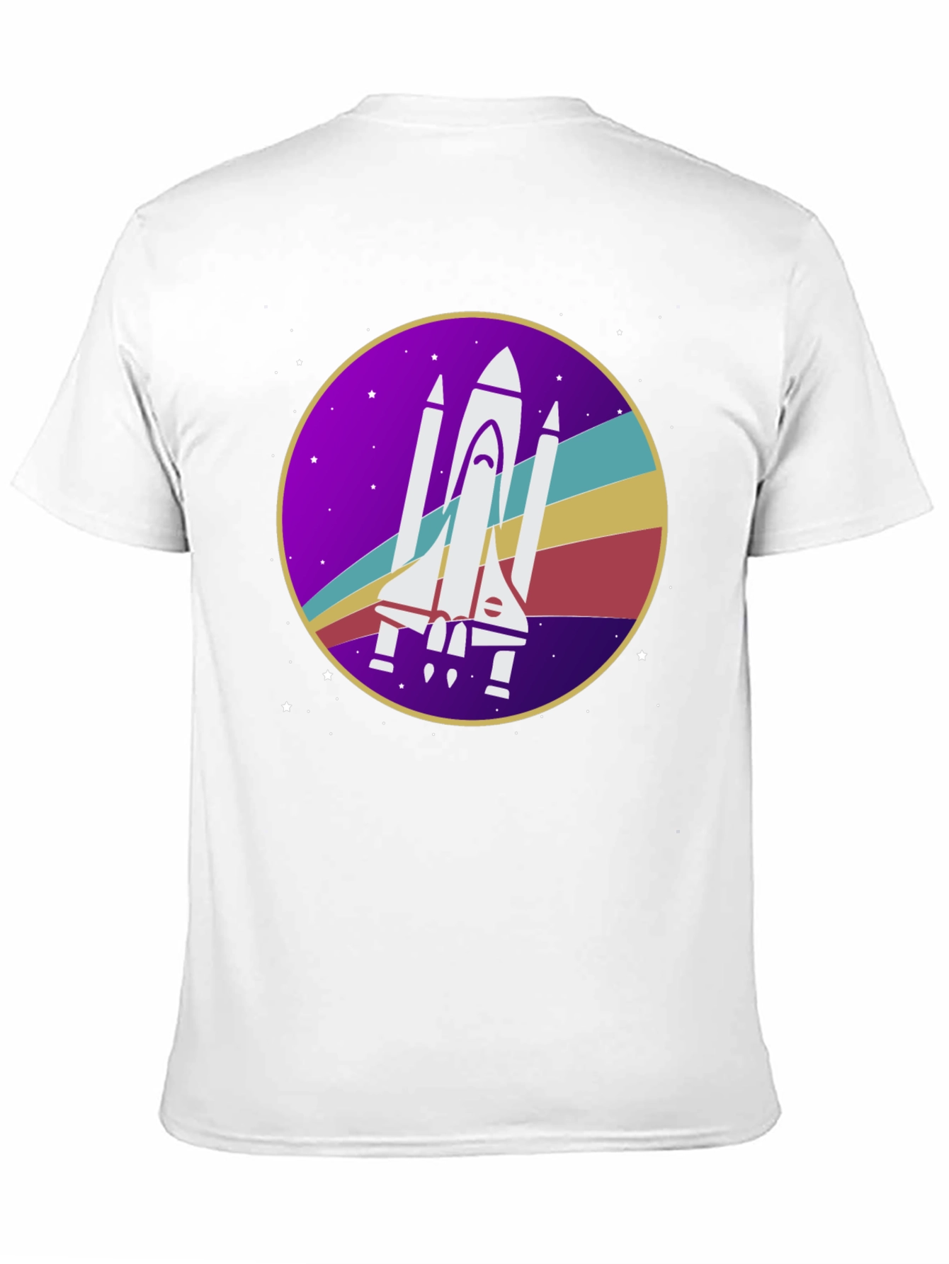 Retro Space Shuttle Graphic T-Shirt