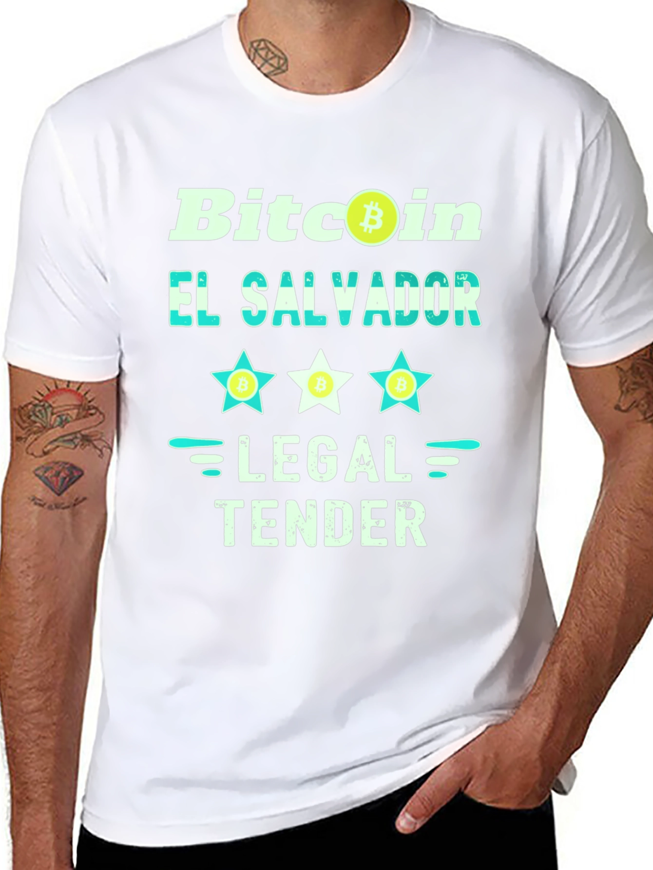 Bitcoin El Salvador Legal Tender Graphic Tee