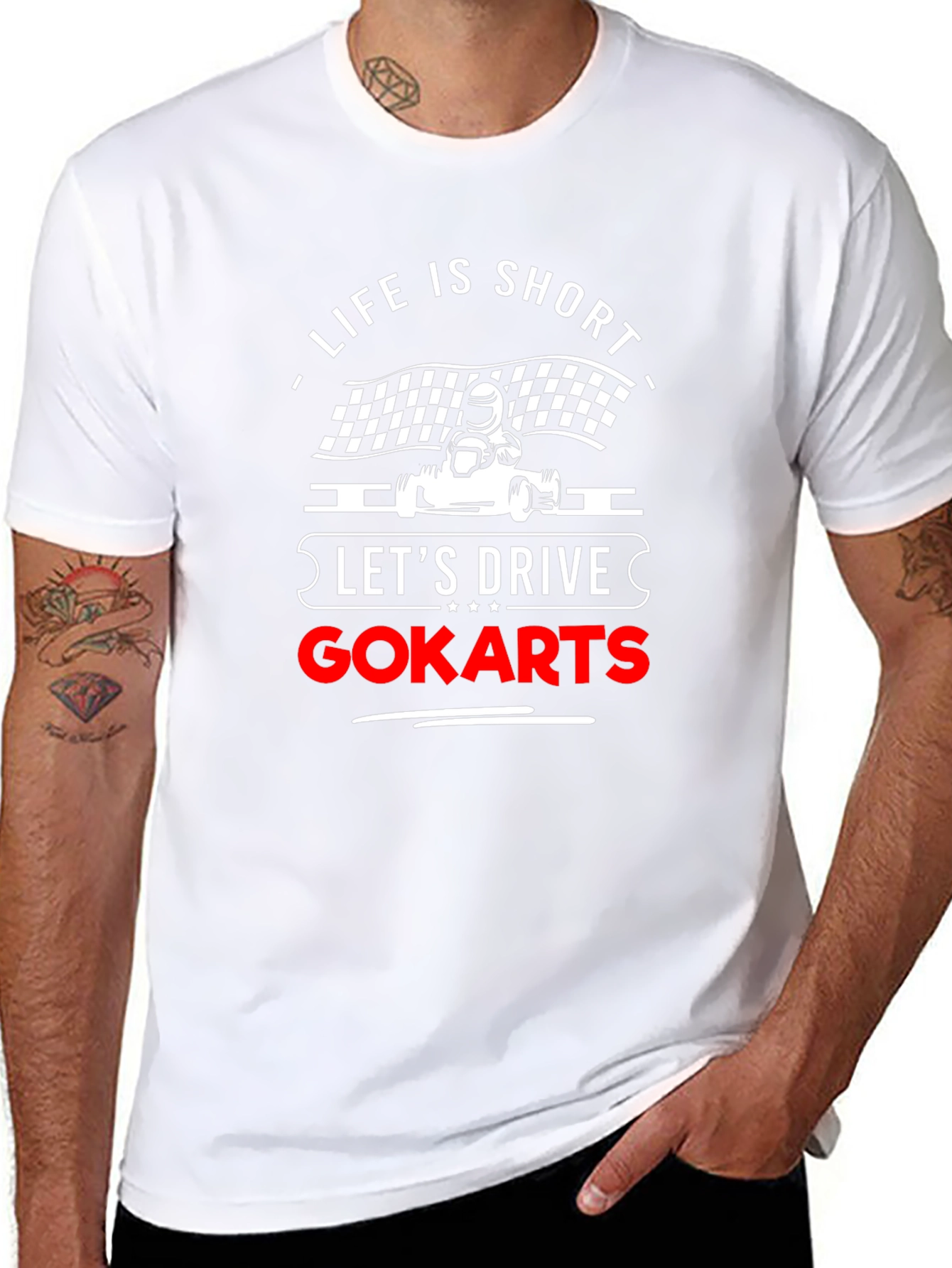 Life is Short Go-Kart T-Shirt