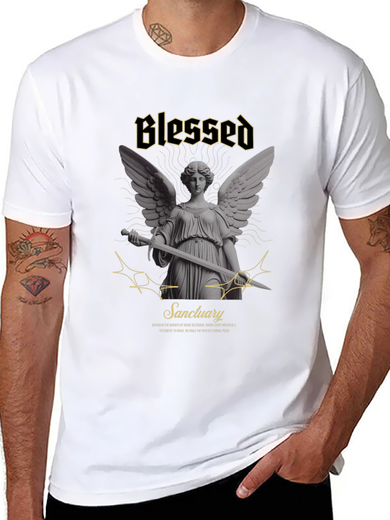 Blessed Angel Graphic T-Shirt