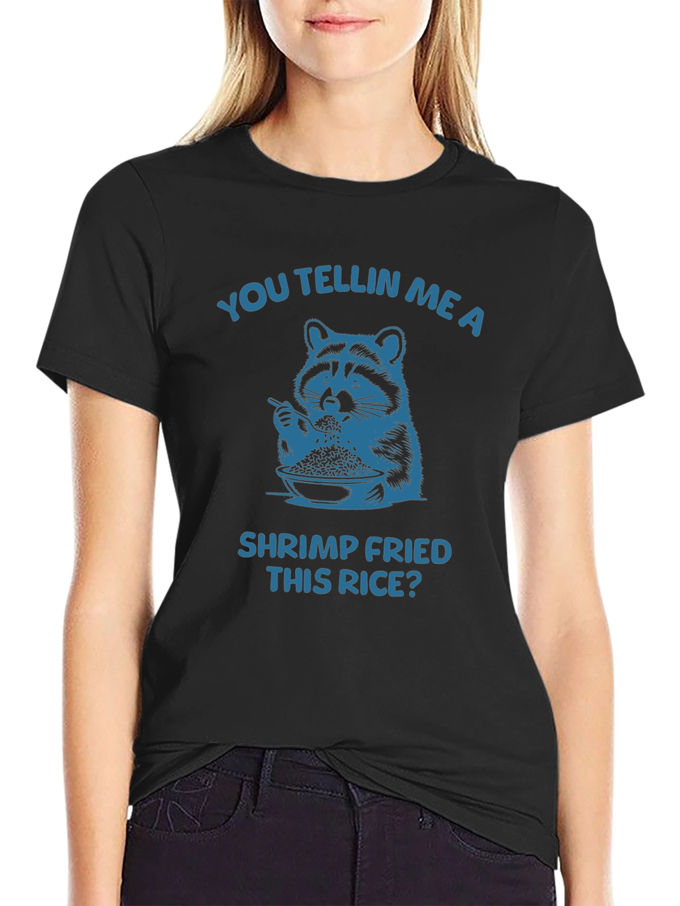Shrimp Fried This Rice? Mens Graphic Tee