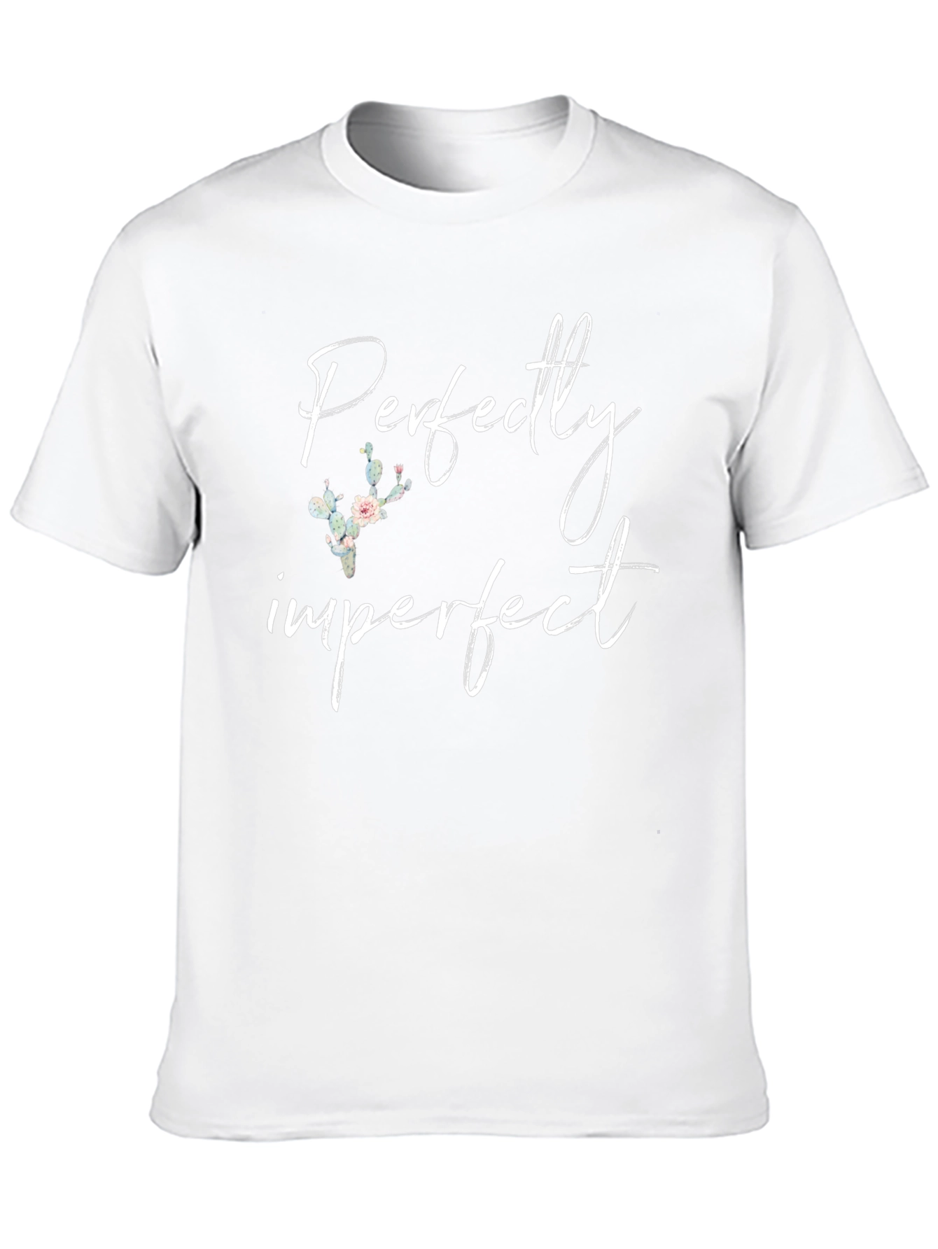 Perfectly Imperfect Cactus Graphic Tee - Black