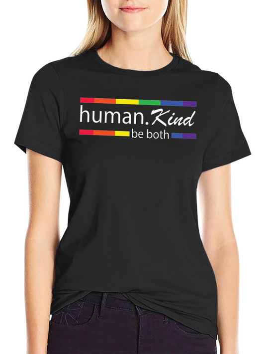 Human Kind Be Both T-Shirt - Pride LGBTQ+ Ally Tee
