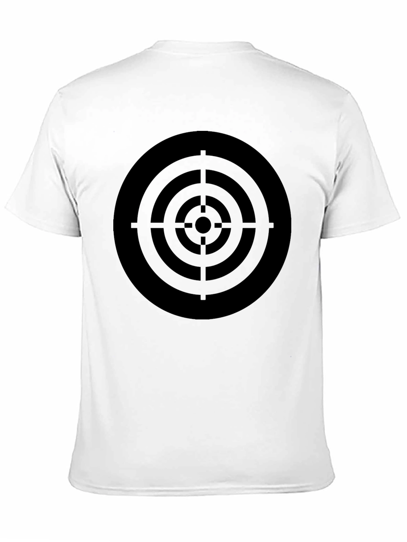 Target Graphic Tee - Black Cotton Crew Neck