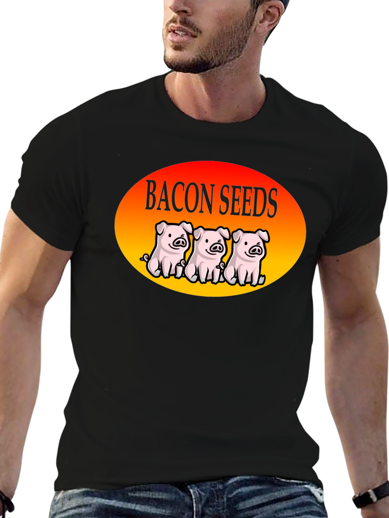 Bacon Seeds Graphic T-Shirt