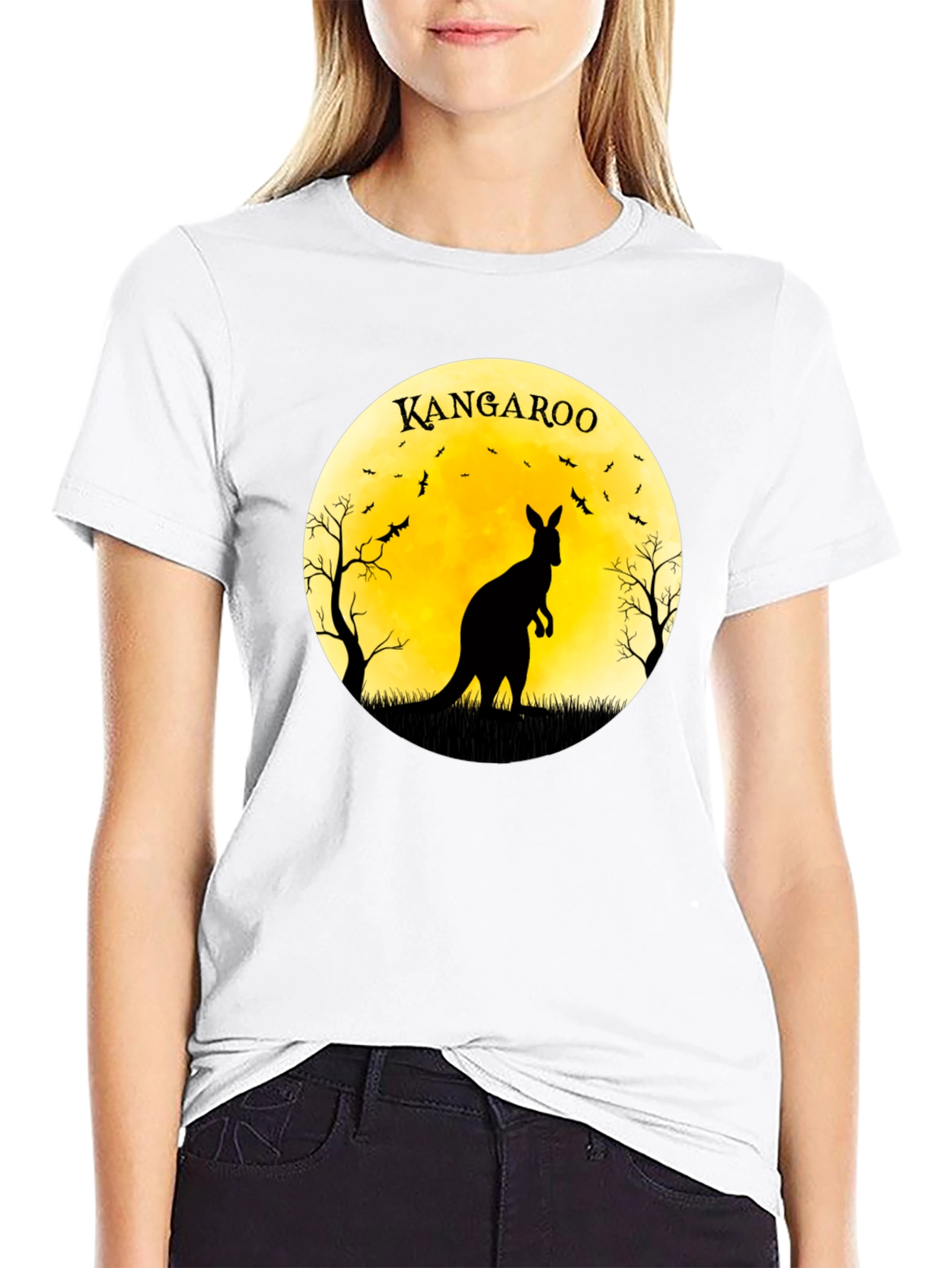 Kangaroo Silhouette T-Shirt - Graphic Tee