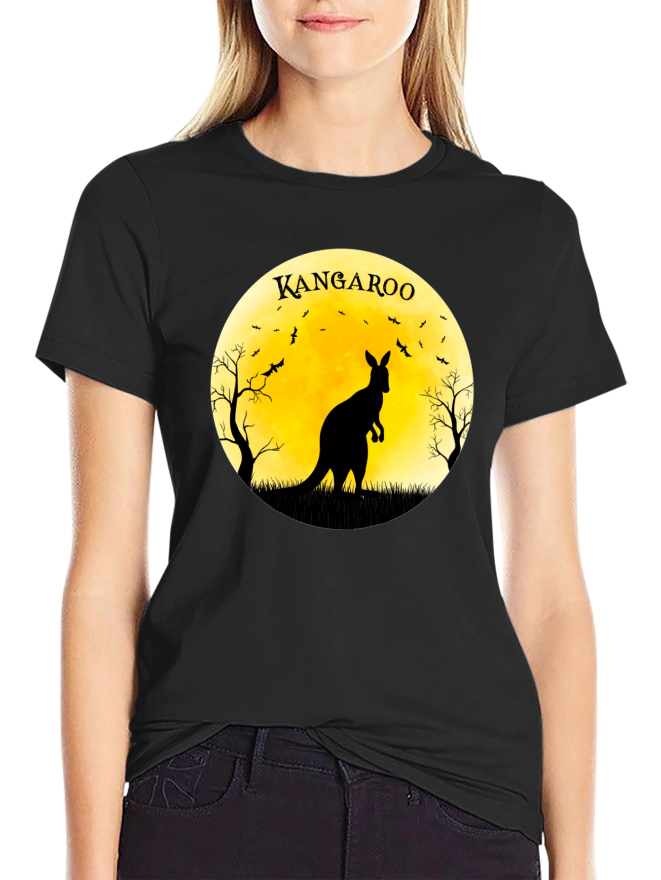 Kangaroo Silhouette T-Shirt - Graphic Tee