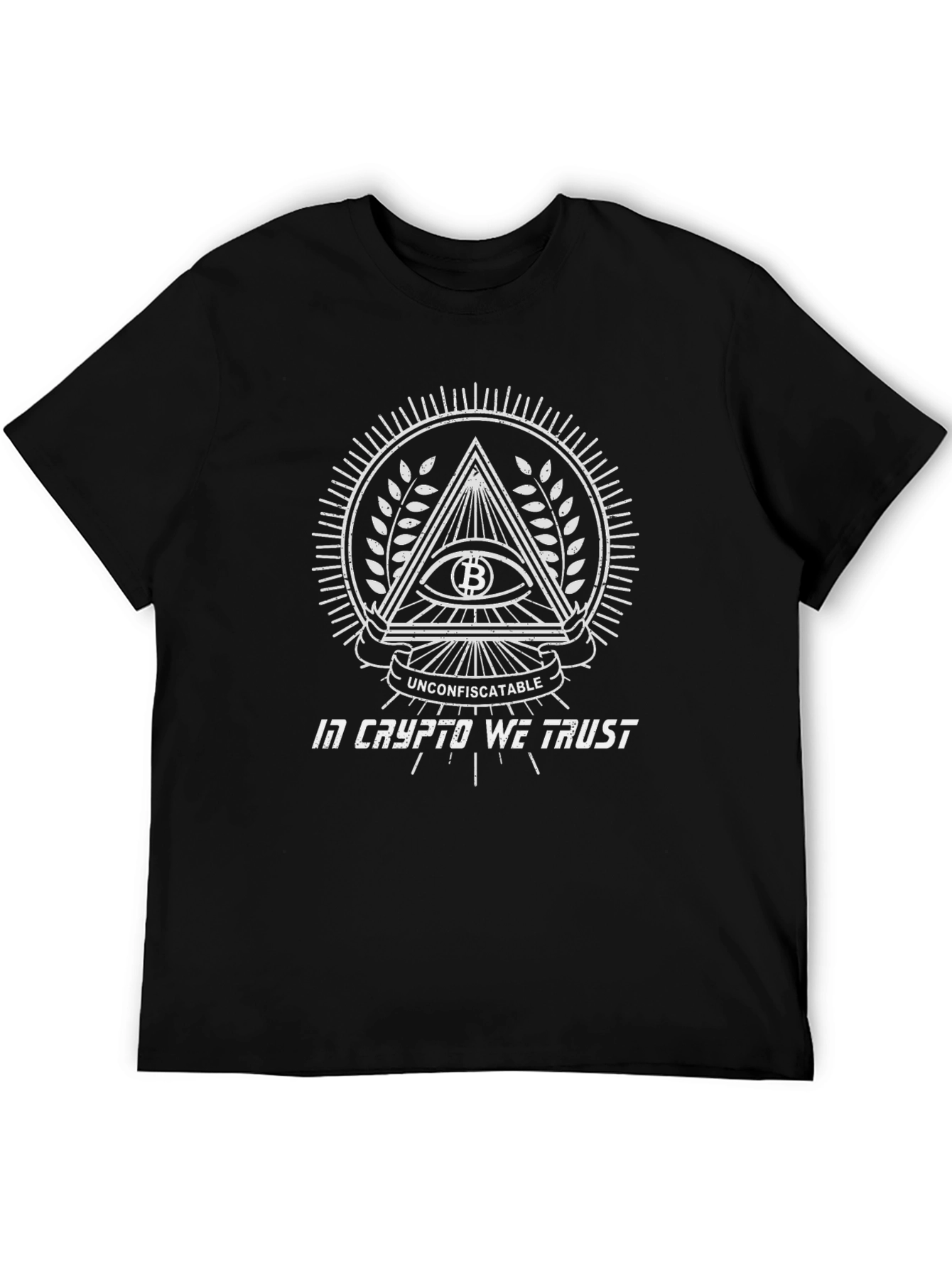 Crypto We Trust Black T-Shirt