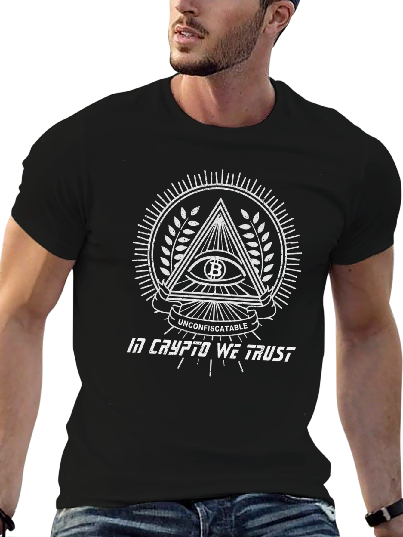 Crypto We Trust Black T-Shirt