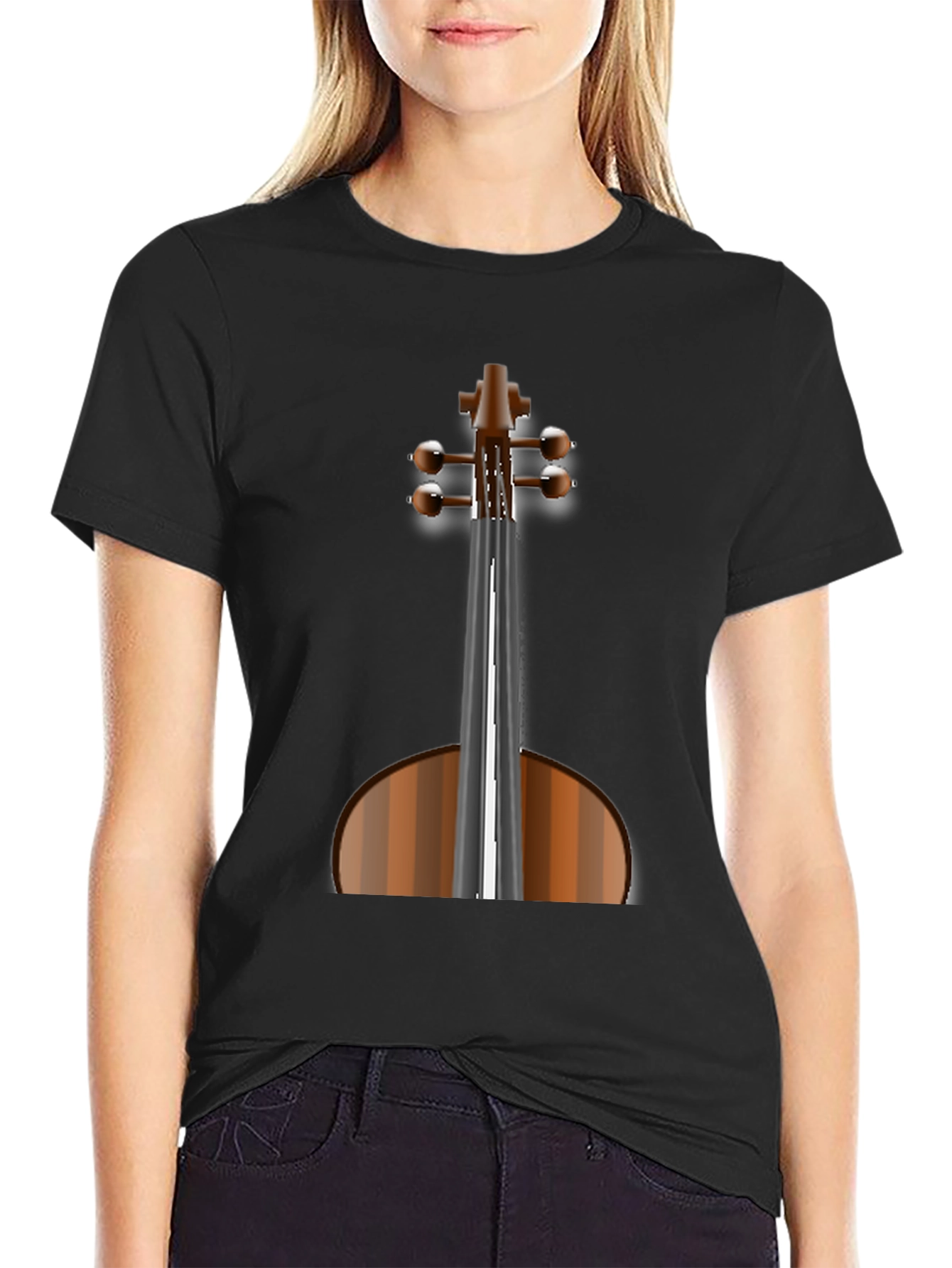 Violin Graphic Tee - Musicians Fashion