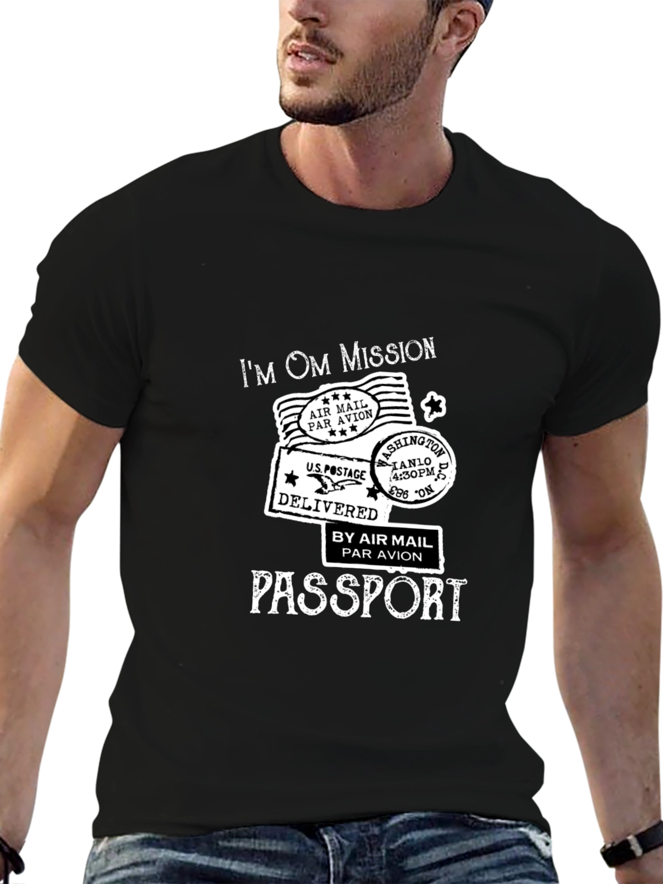 Om Mission Passport Graphic T-Shirt
