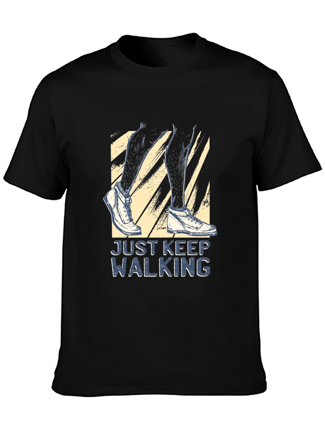 Just Keep Walking T-Shirt - Motivational Tee