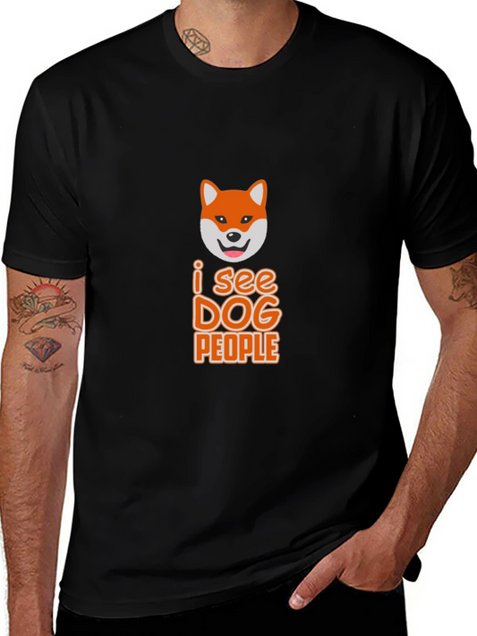 I See Dog People Graphic Tee - Black T-Shirt
