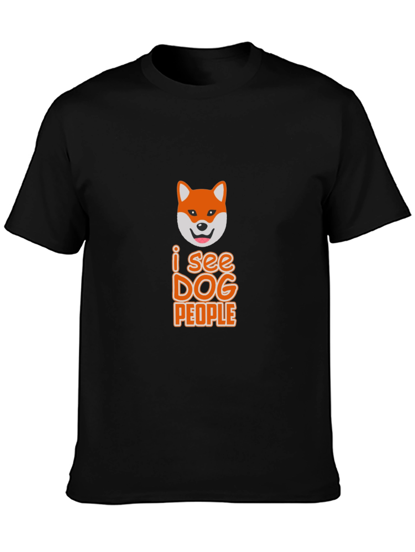 I See Dog People Graphic Tee - Black T-Shirt