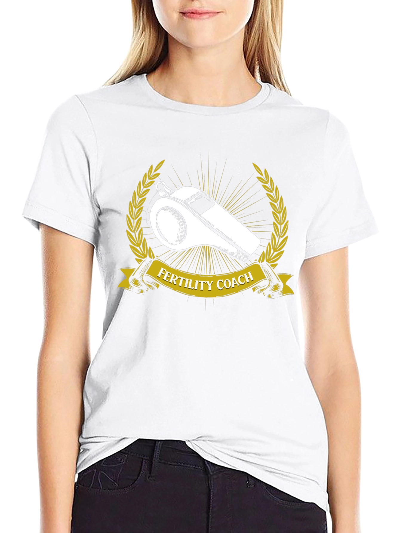 Fertility Coach T-Shirt - Whistle Graphic Tee