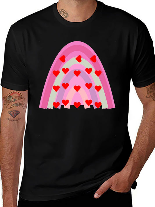 Heart Rainbow Graphic Tee
