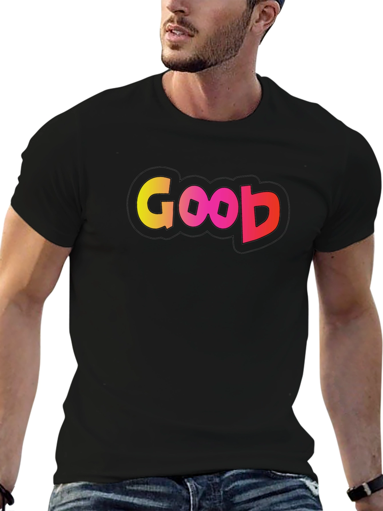 Goob Graphic T-Shirt - Bold Black Cotton Tee