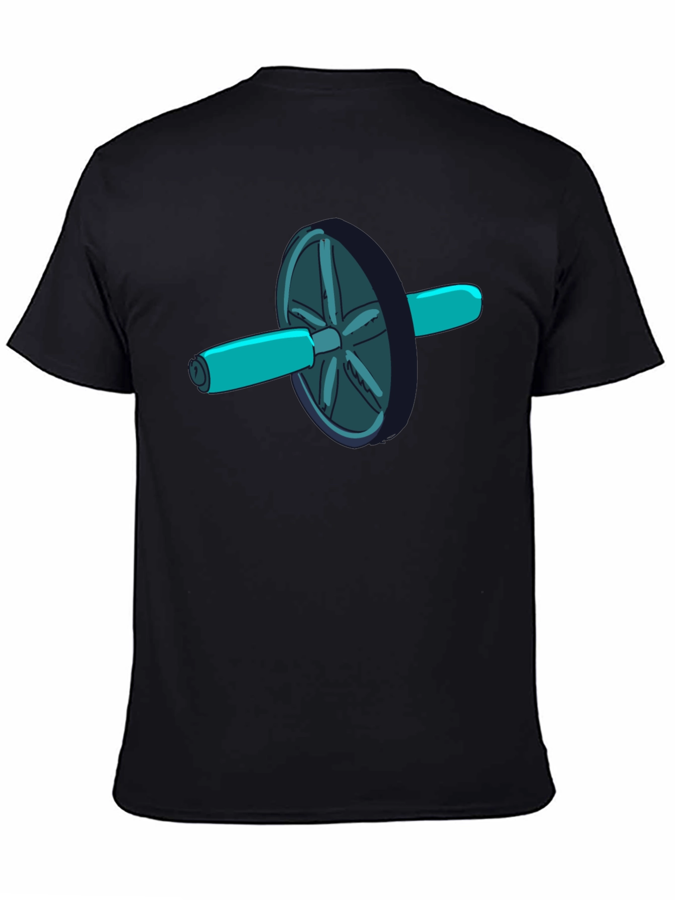 Ab Roller Cartoon Graphic T-Shirt