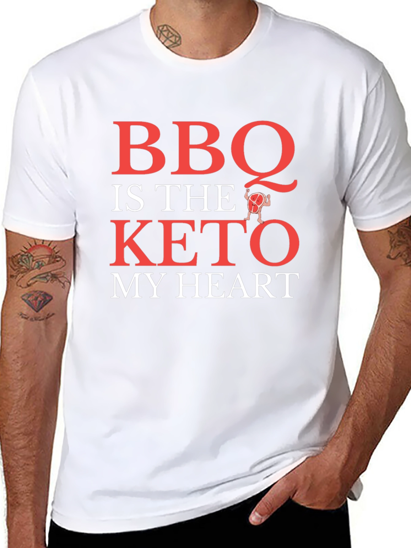 BBQ is the Keto My Heart T-Shirt
